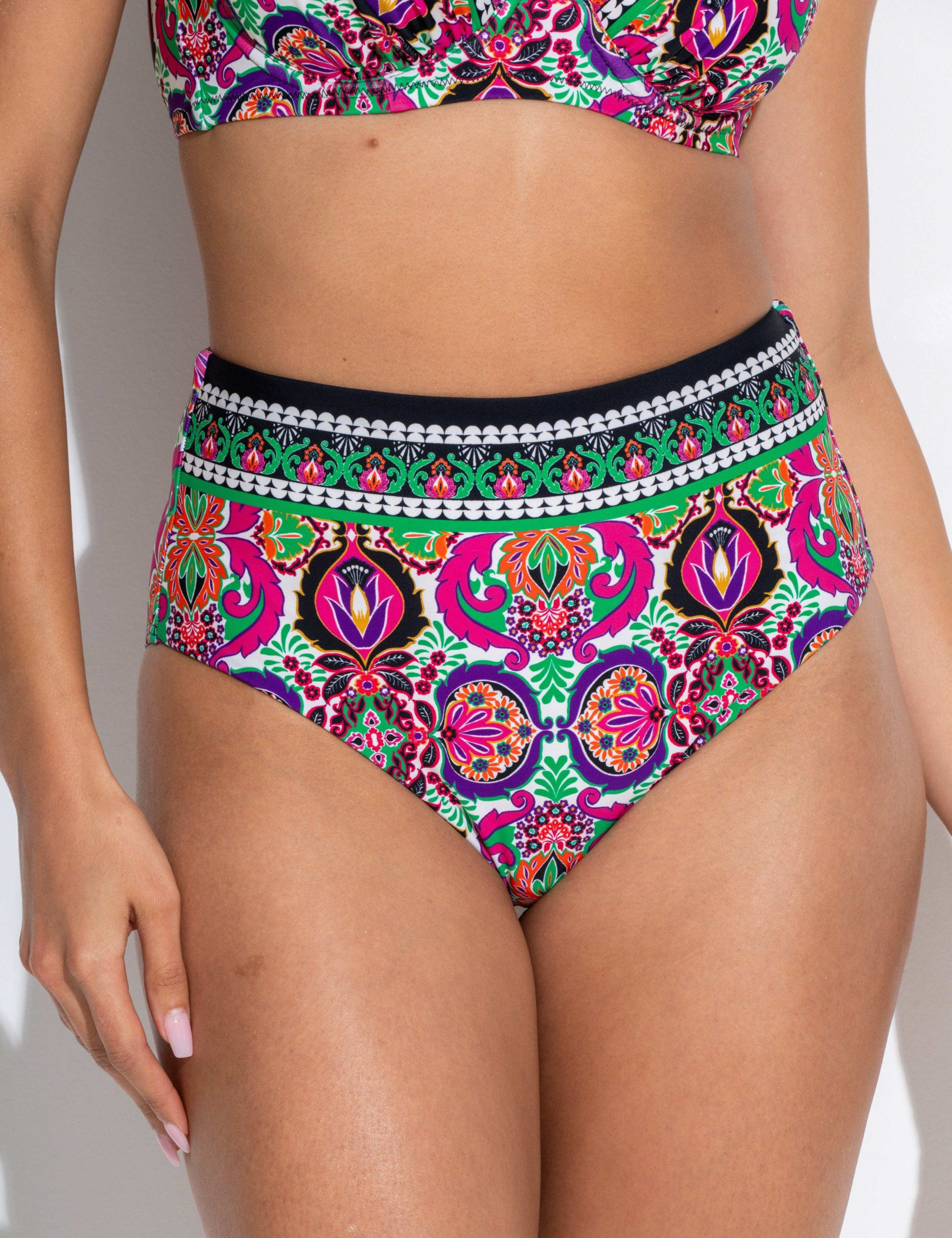 Maldives High Waisted Bikini Bottoms 1 of 9