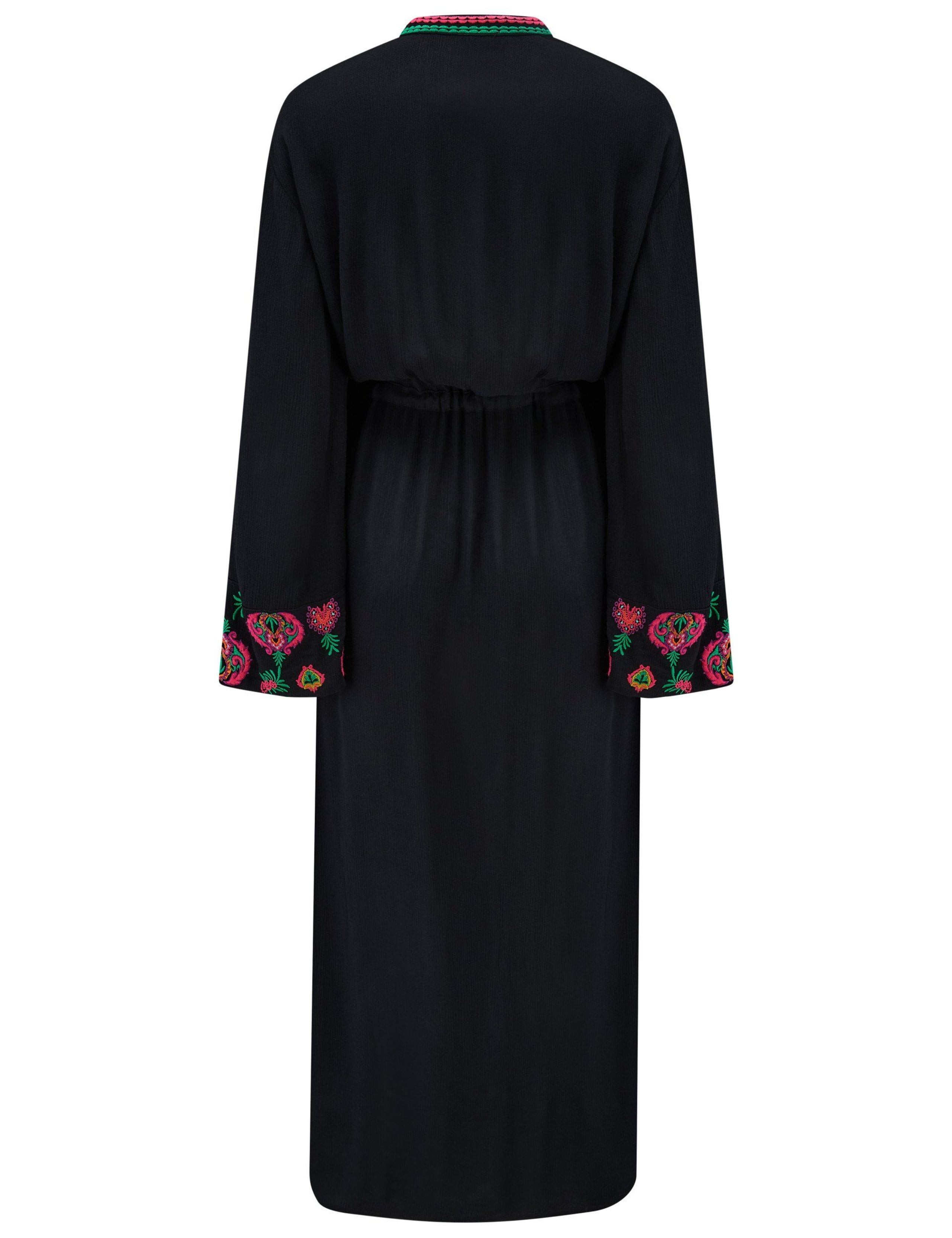 Crinkle Maxi Beach Kimono 6 of 6