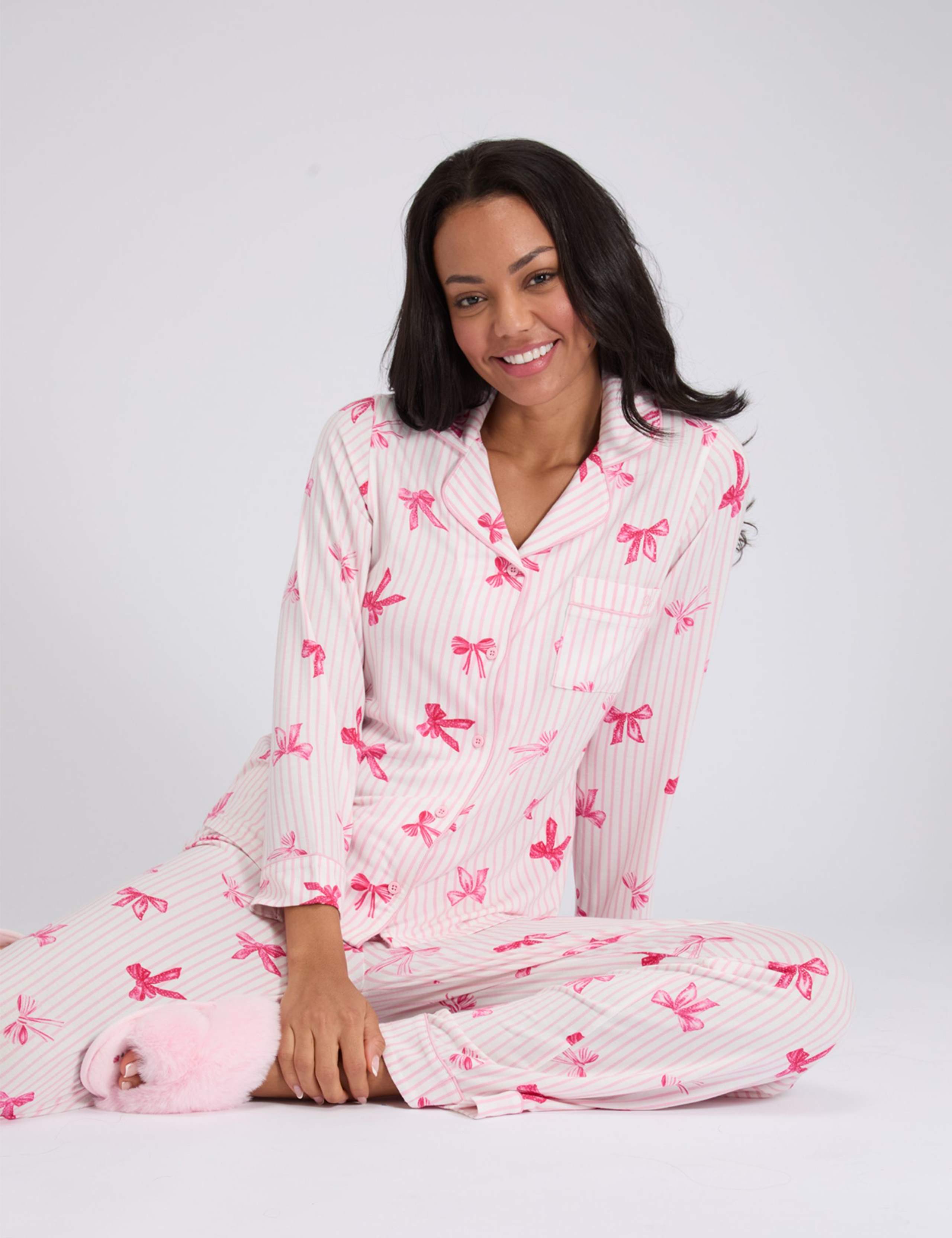 Modal Rich Bow Pyjamas 8 of 8