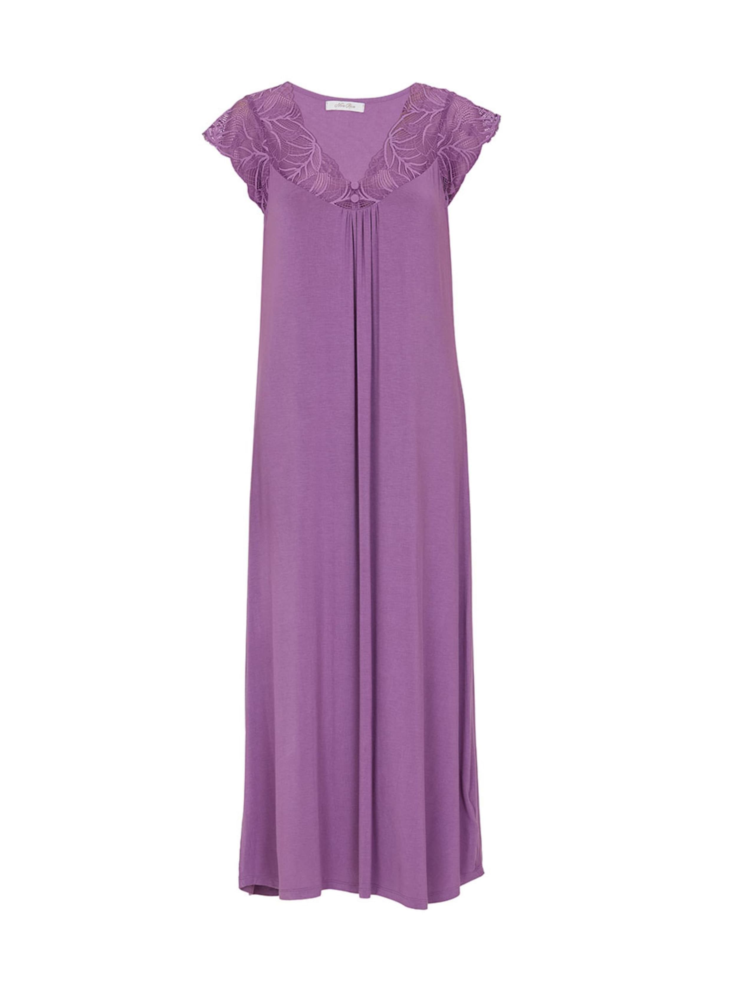 Jersey Lace Detail Long Nightdress 2 of 4