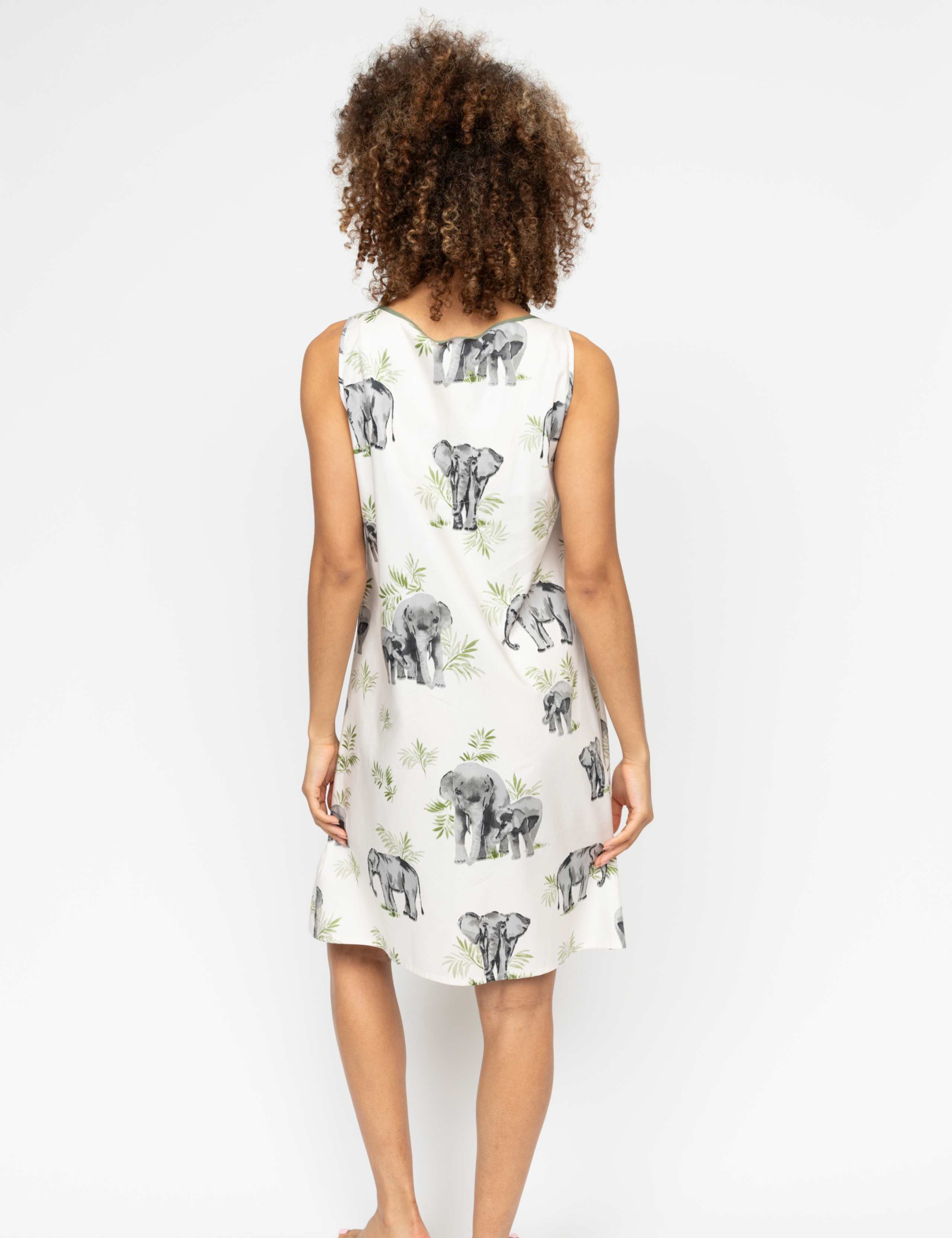 Cotton Modal Animal Print Nightdress 3 of 3