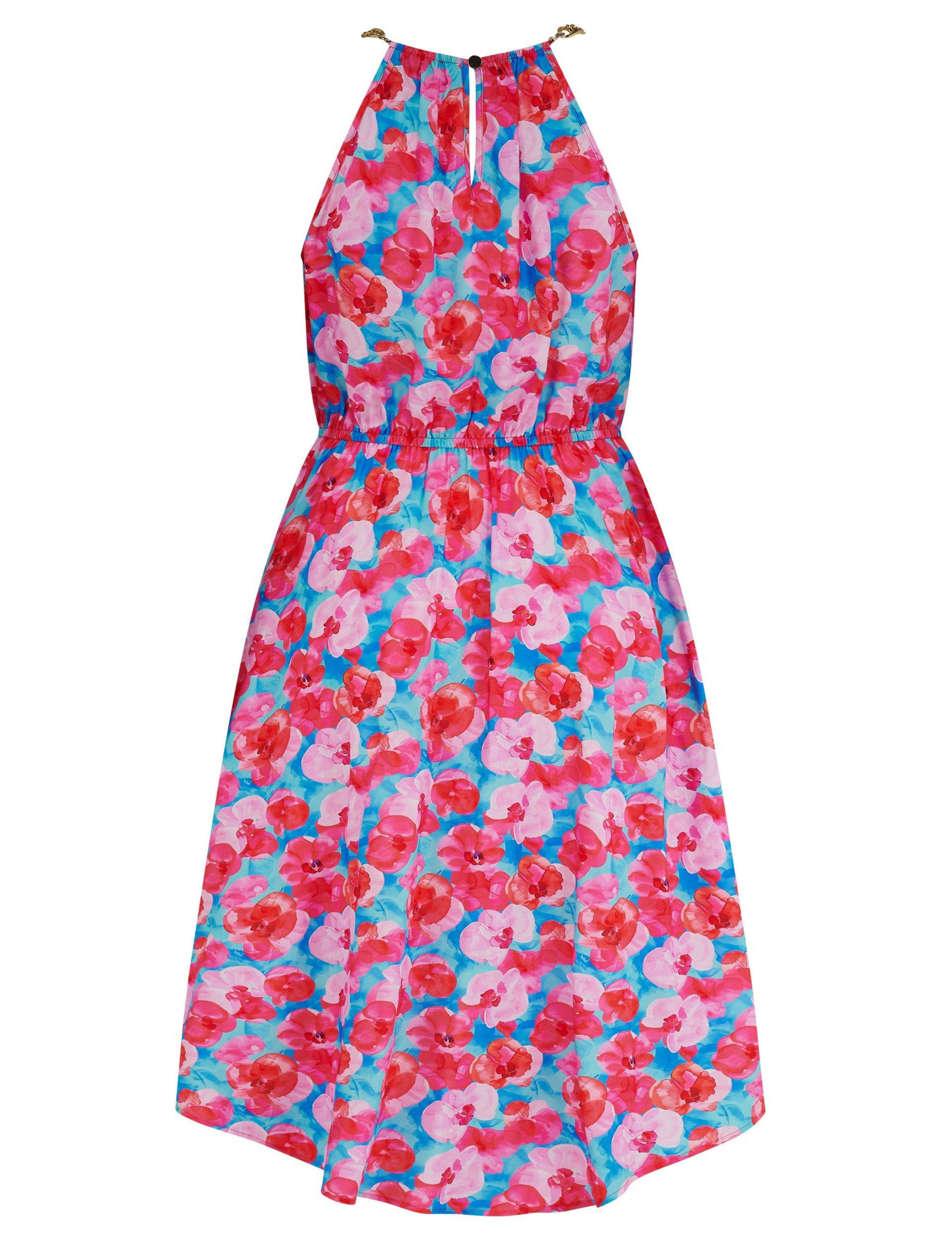 Amber Floral High Neck Midaxi Beach Dress 5 of 5