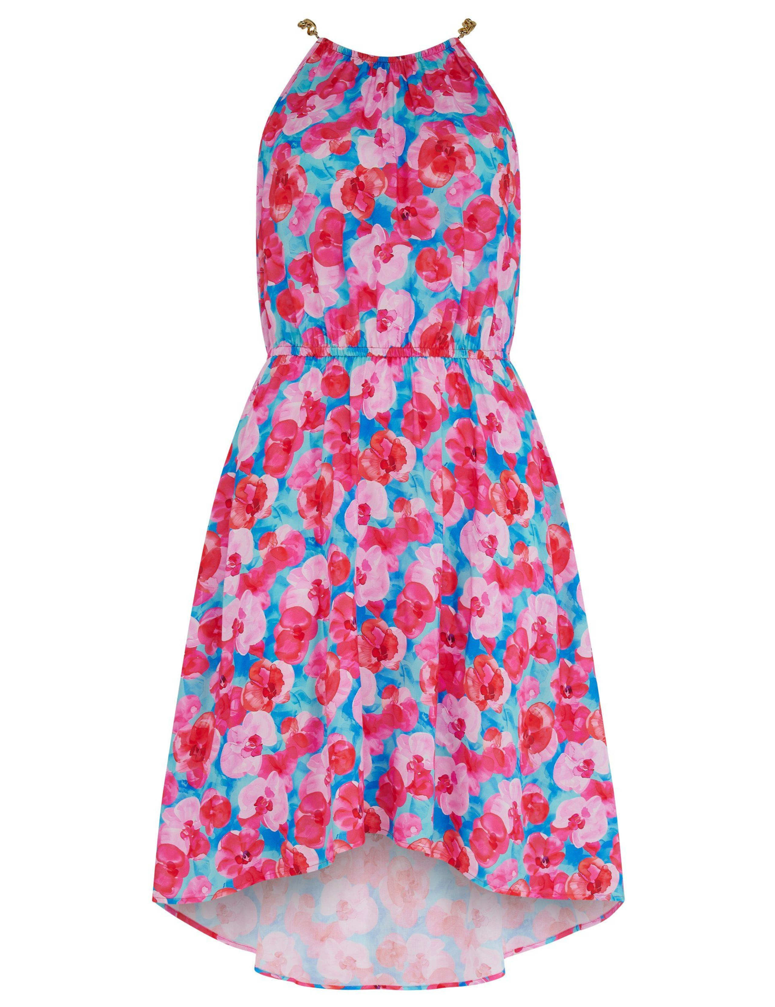 Amber Floral High Neck Midaxi Beach Dress 2 of 5