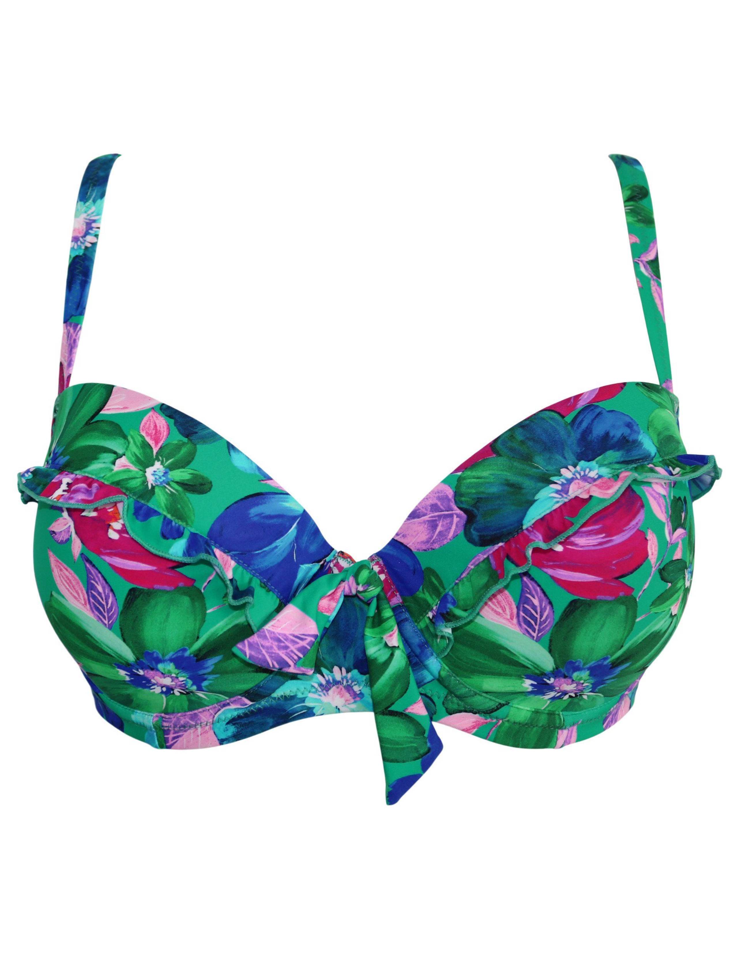 Getaway Padded Tie Convertible Bikini Top B-G 2 of 9