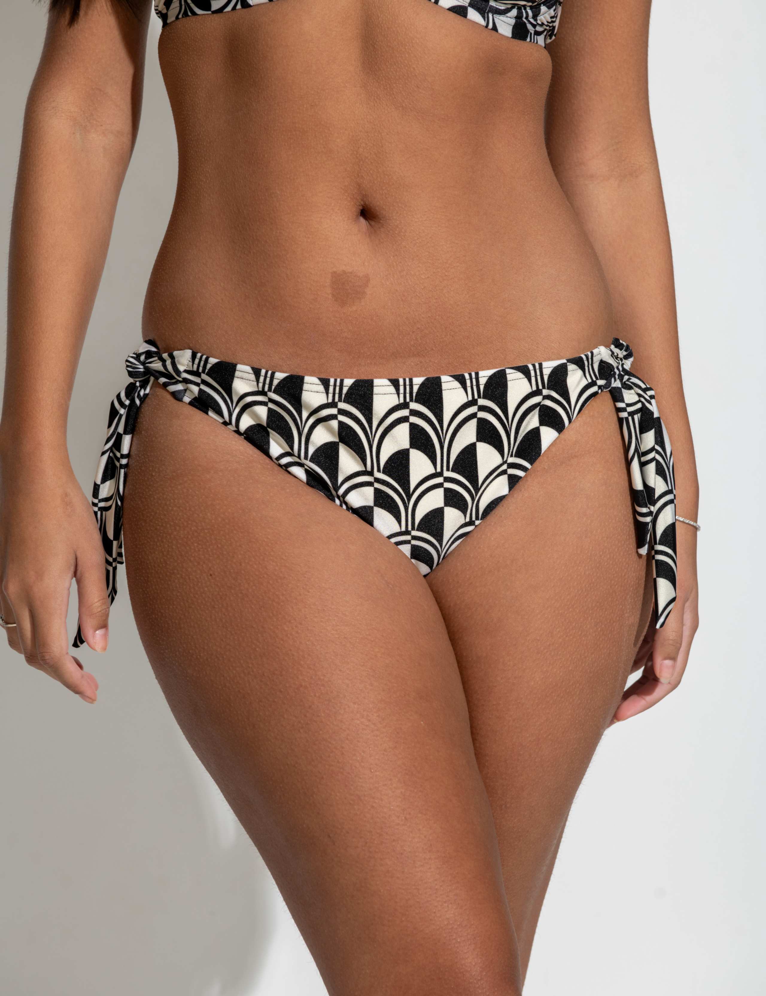Casablanca Printed Tie Side Bikini Bottoms 4 of 7