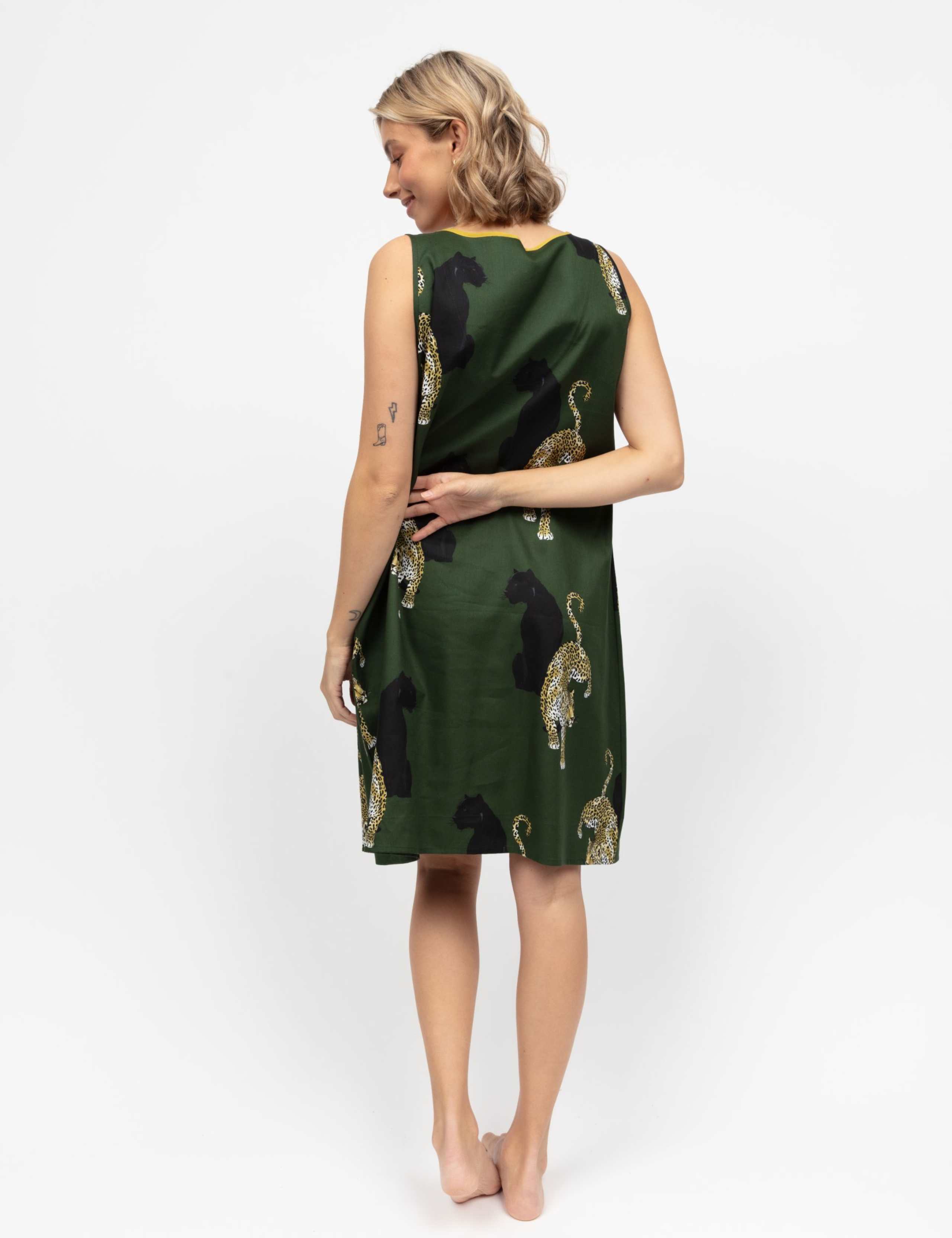 Cotton Modal Leopard Nightdress 3 of 3