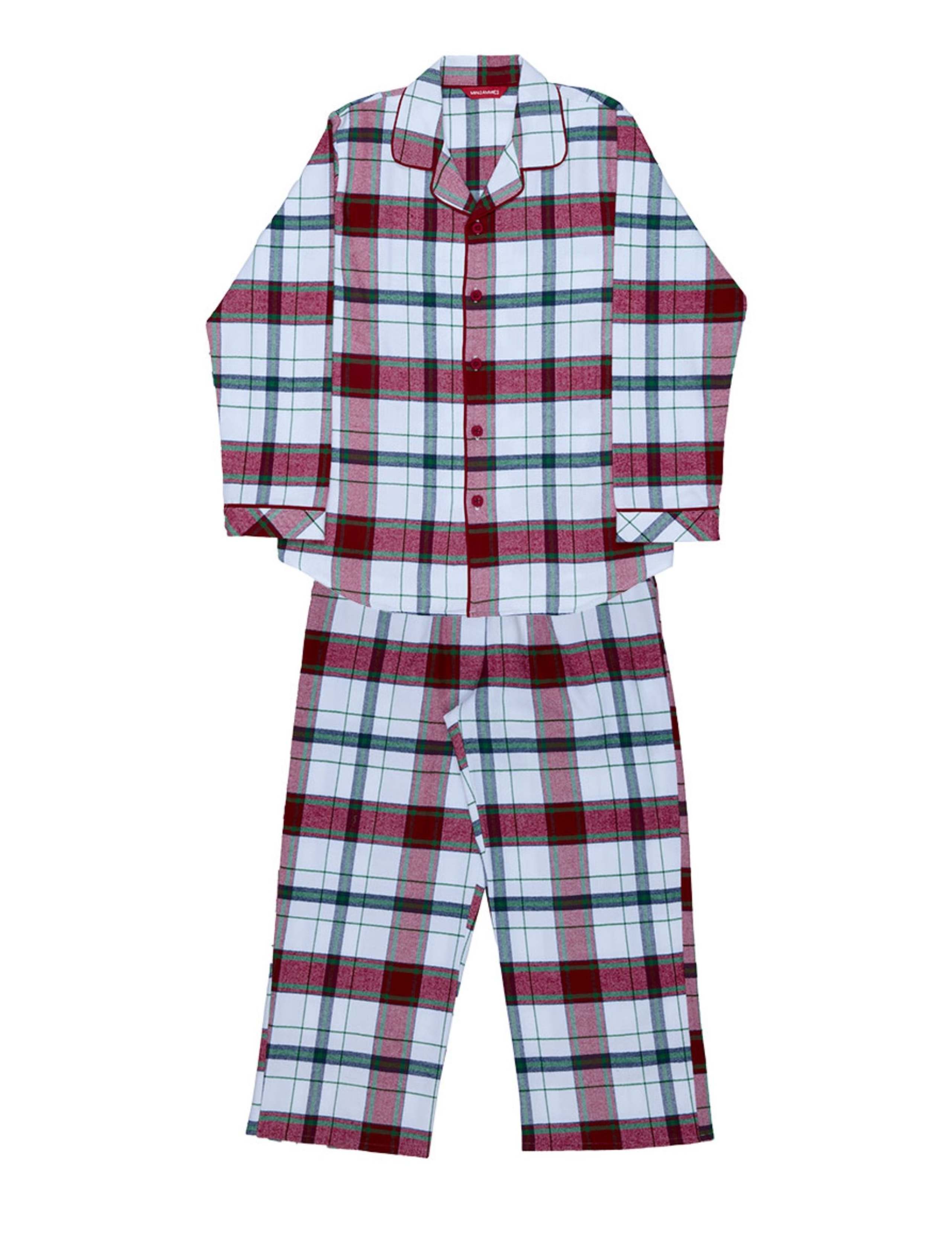 Brushed Cotton Checked Family Christmas Pyjamas (2-13 Yrs) 2 of 4