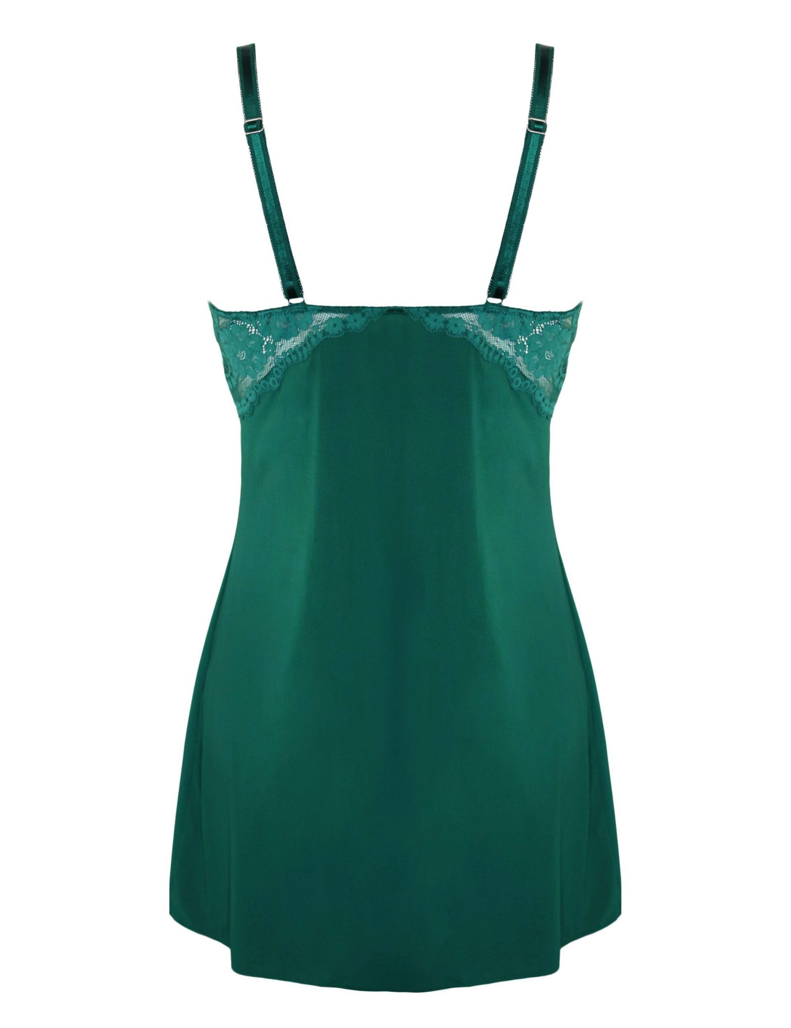 Fleur Satin Lace Chemise 7 of 7