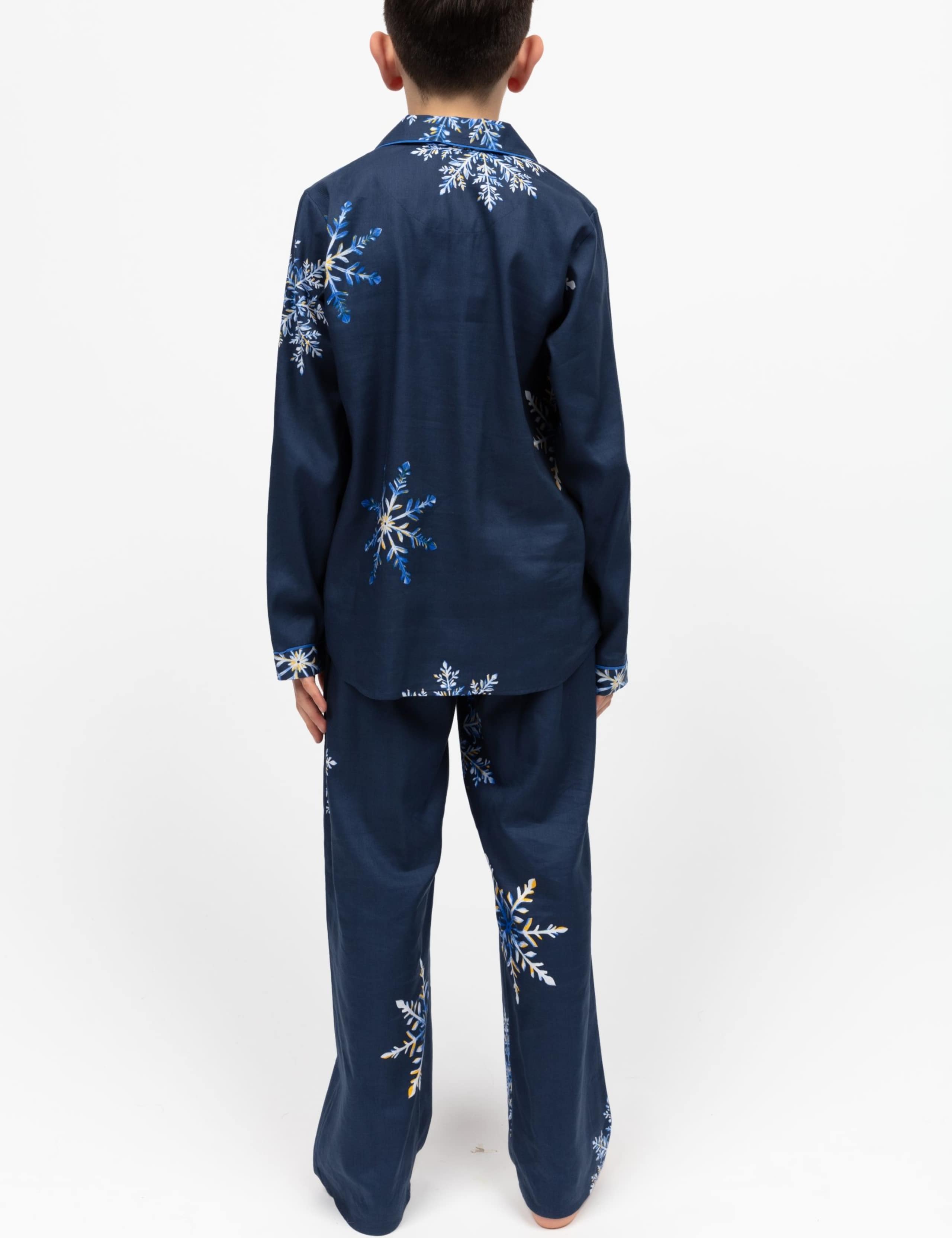 Cotton Rich Snowflake Pyjamas (2-13 Yrs) 3 of 4