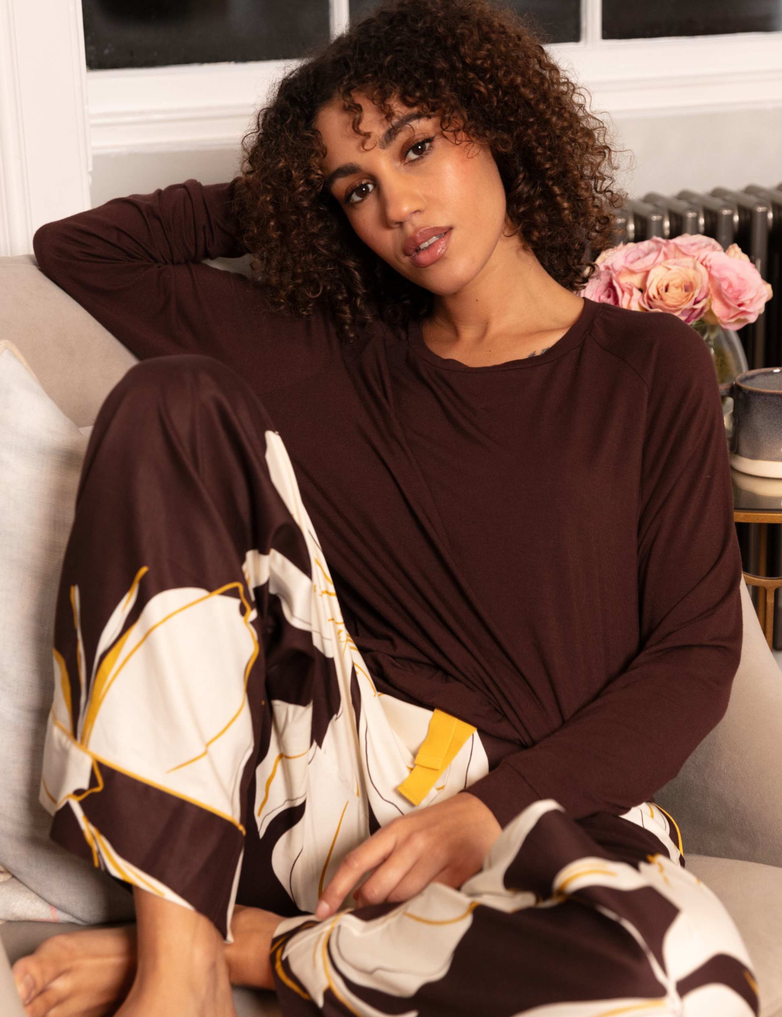 Cotton Rich Floral Pyjama Bottoms 4 of 4