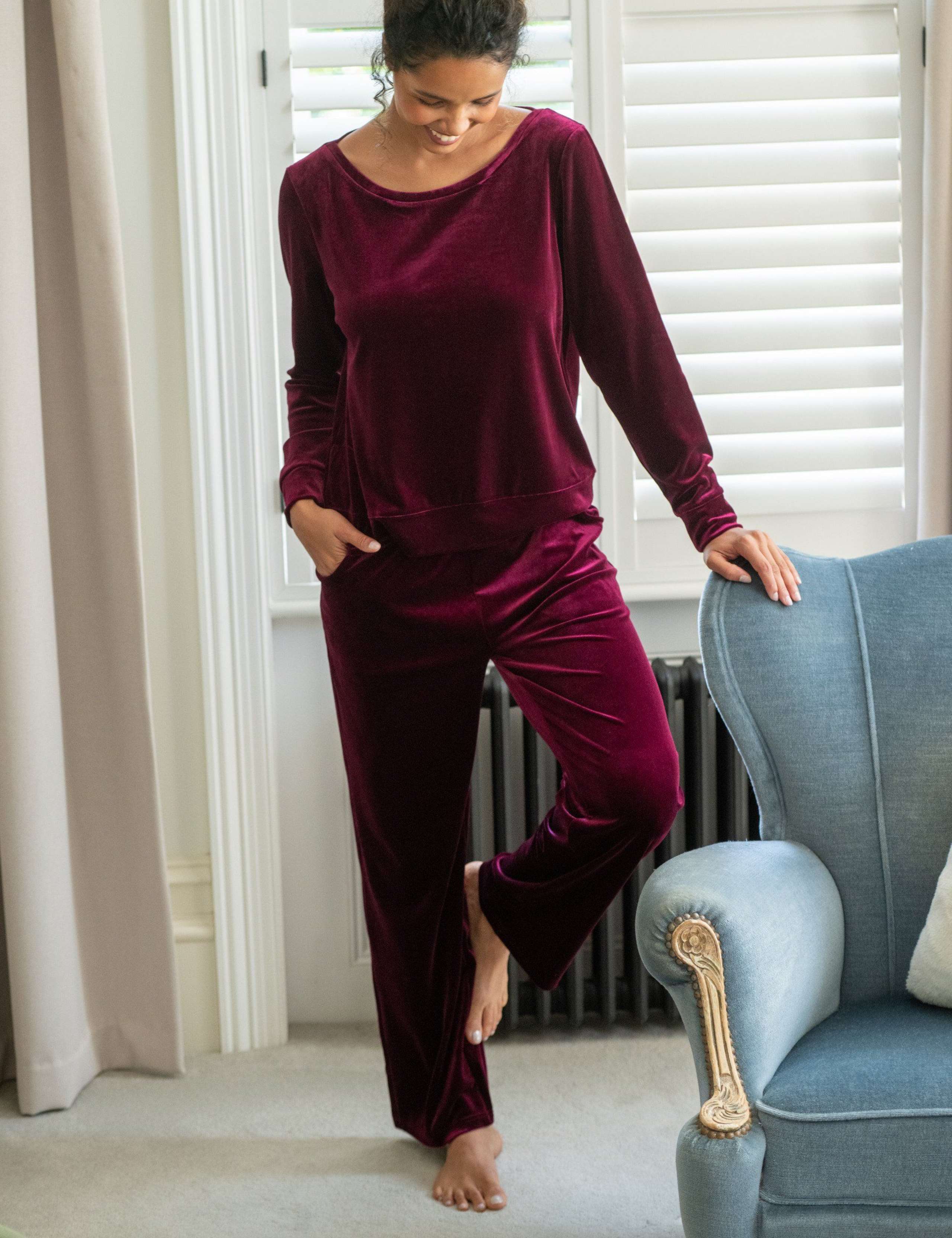 Velour Pyjama Set 1 of 8