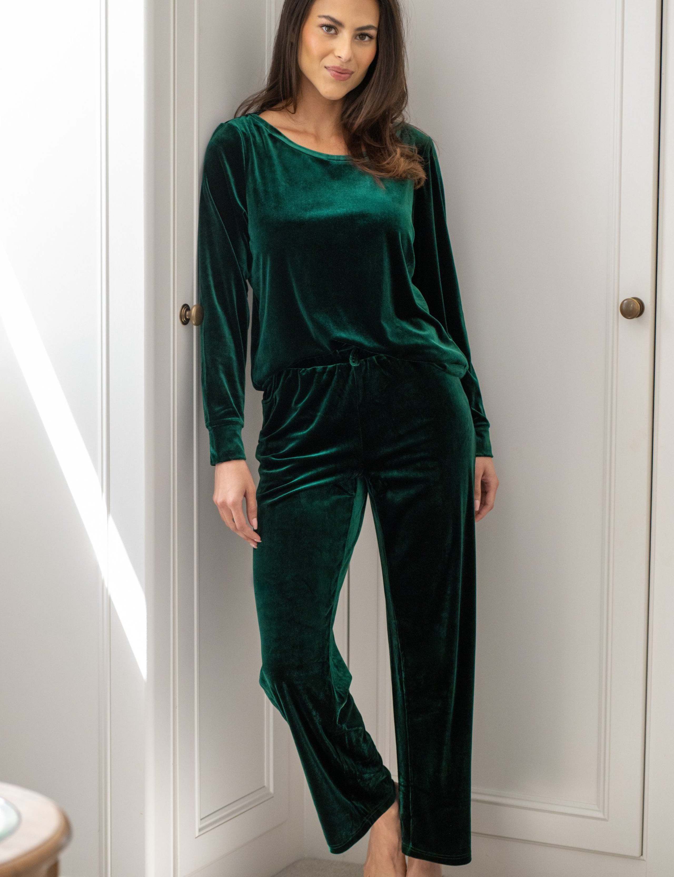 Velour Pyjama Set 1 of 8