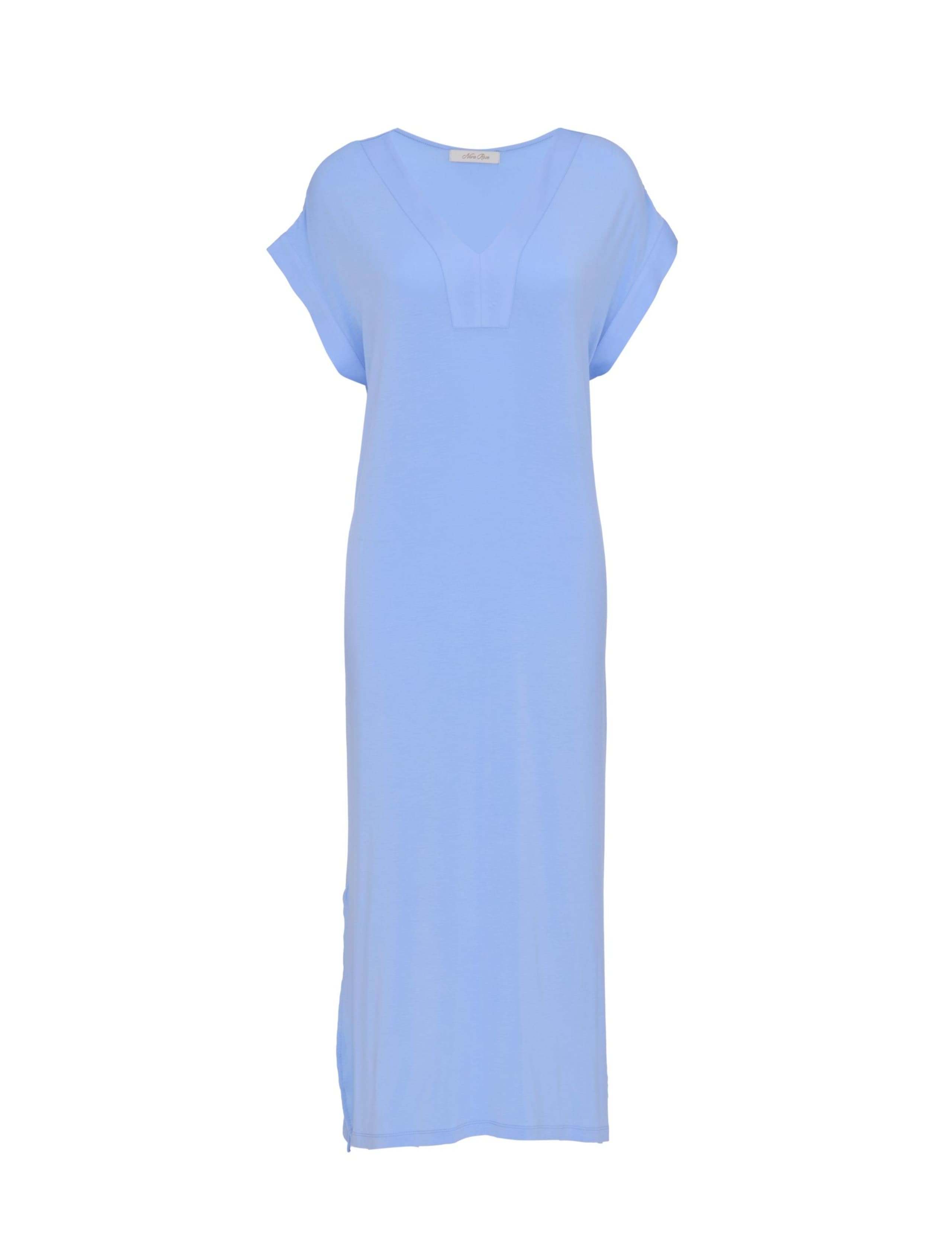 Modal Rich V-Neck Long Nightdress 2 of 3