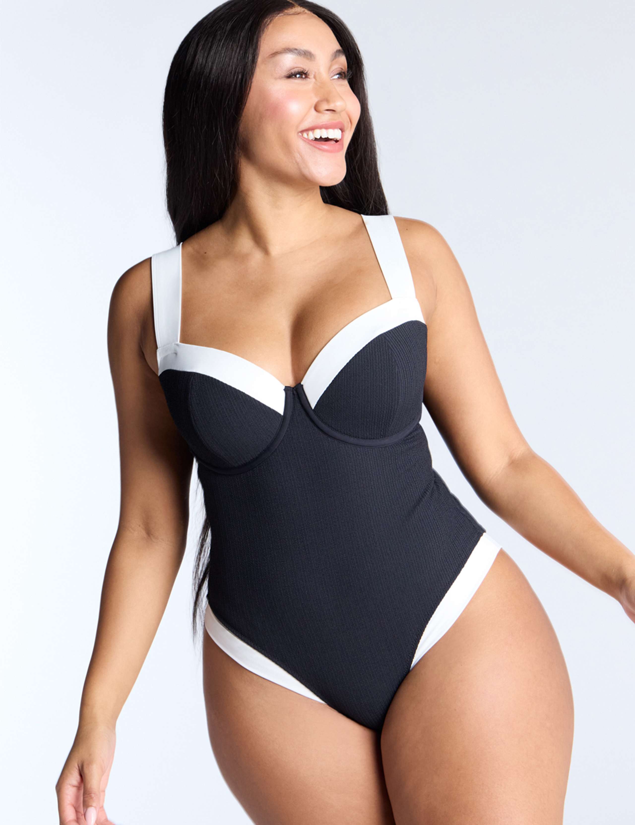 Rivoli Textured Wired Swimsuit (B-G) 5 of 12