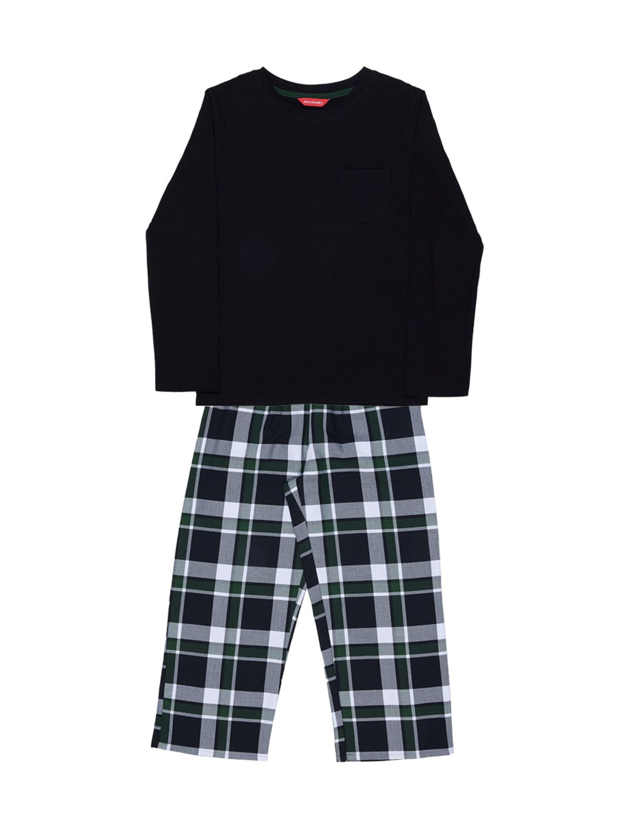 Cotton Modal Checked Pyjamas  (2-13 Yrs) 2 of 4