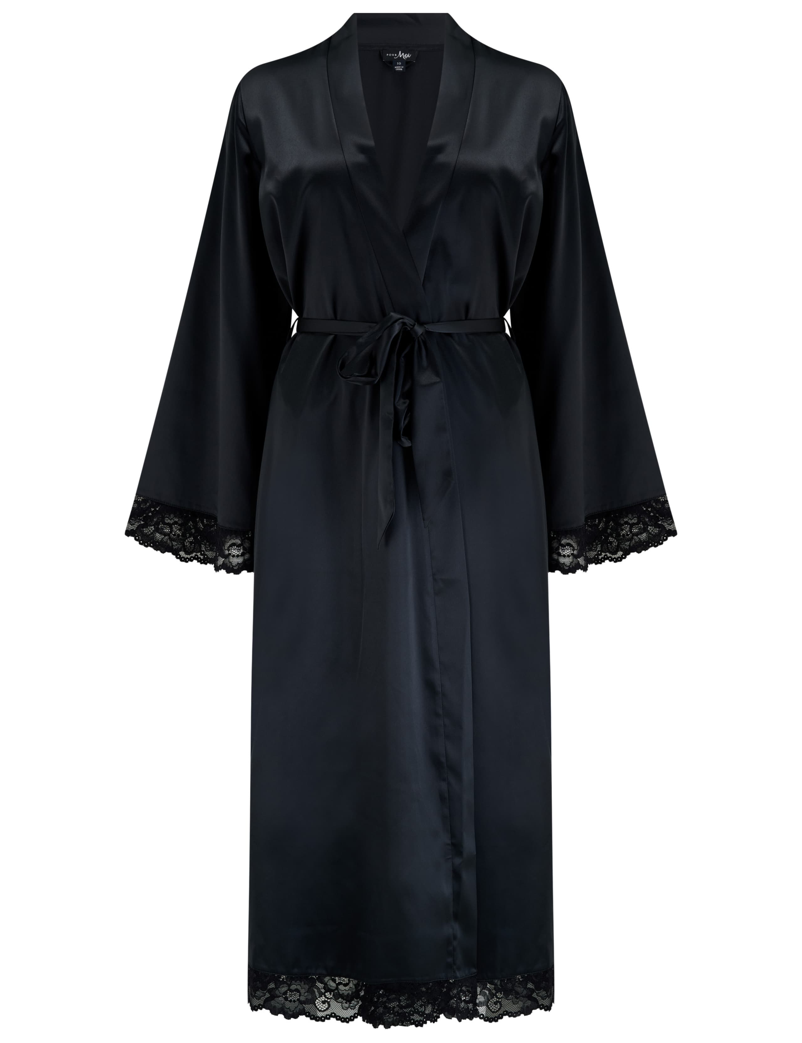 Dusk Satin Kimono Dressing Gown 2 of 9