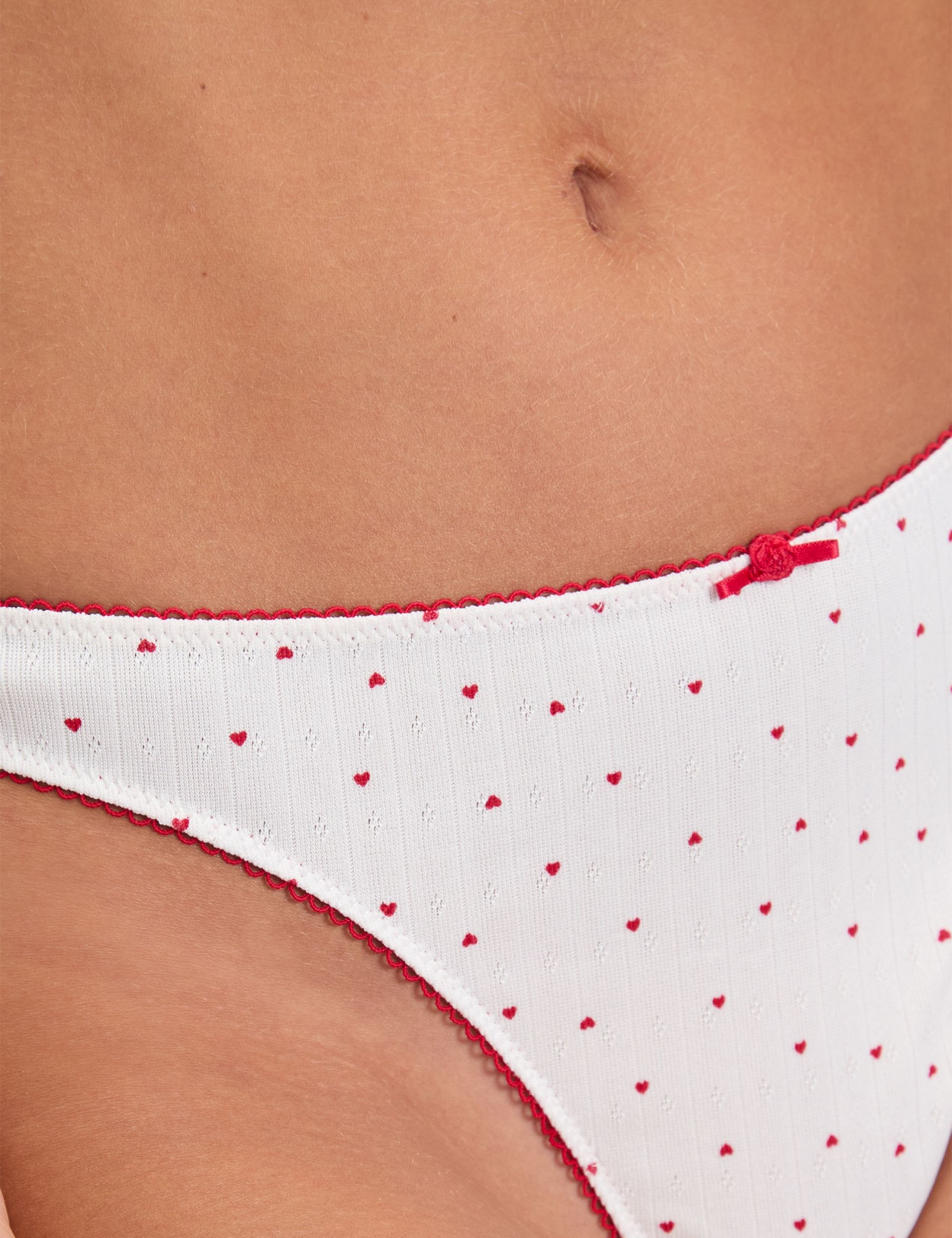 3pk Rosie Pointelle Thongs 7 of 10