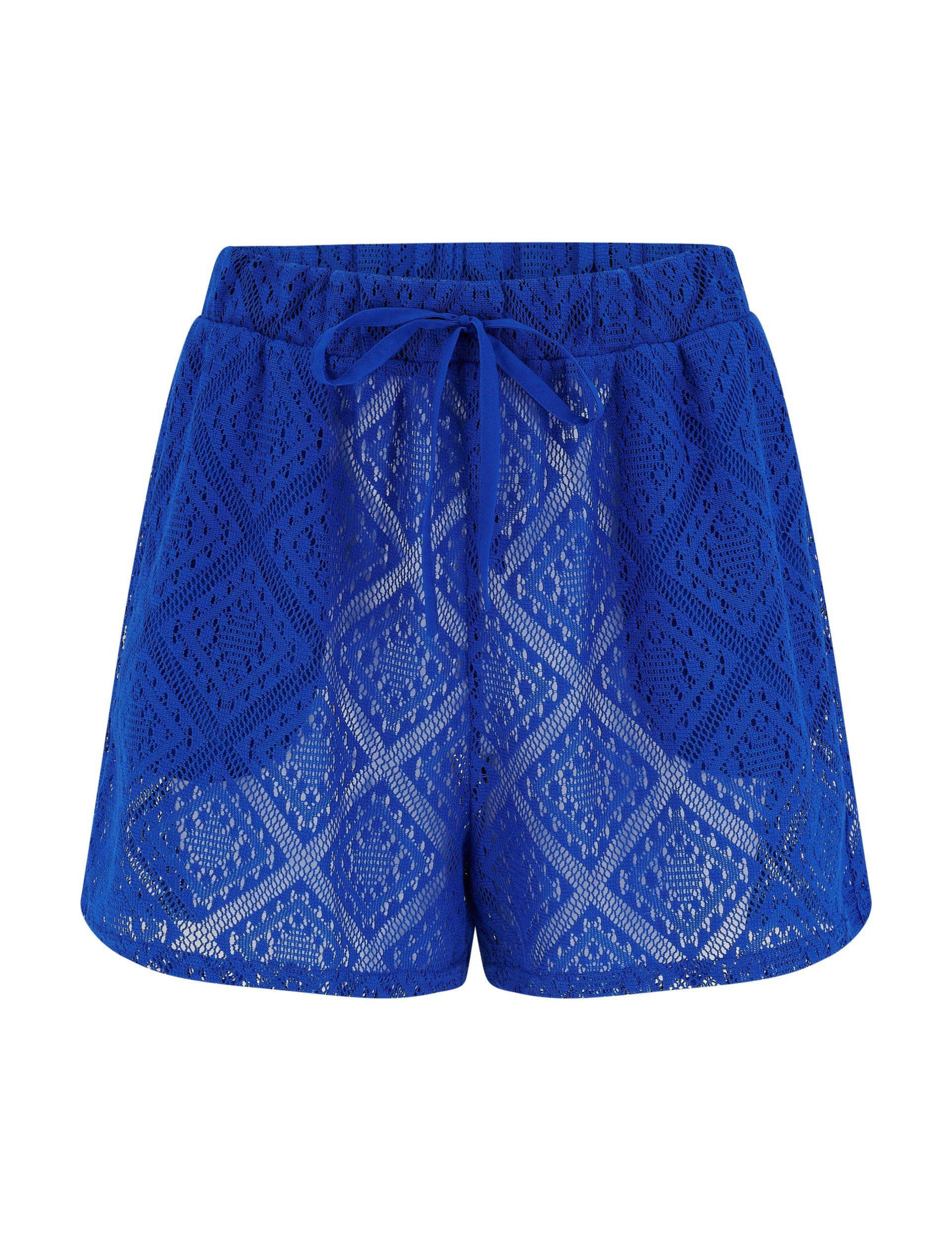 Free Spirit Crochet Co-Ord Shirt & Short Set 5 of 6