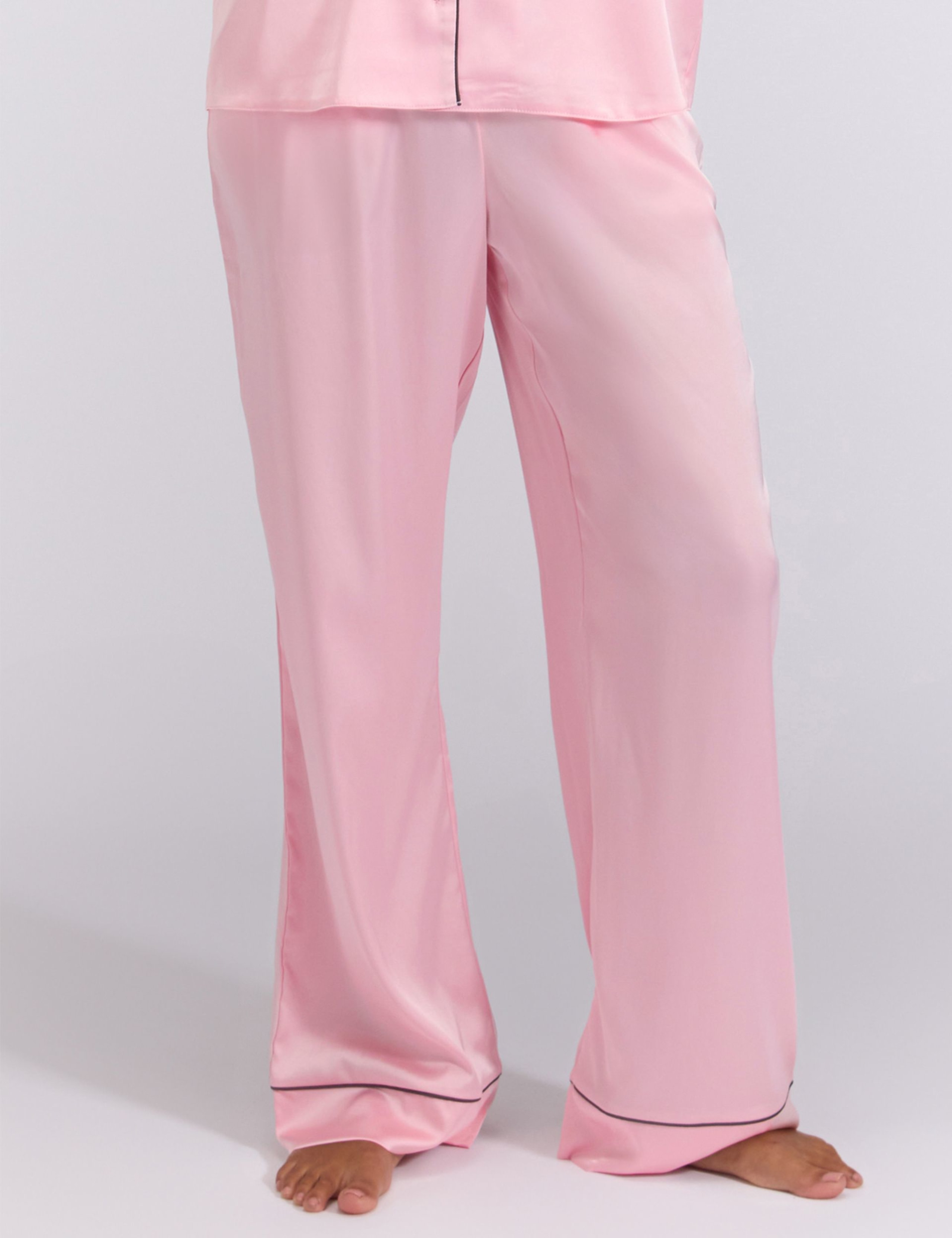 Satin Wide Leg Pyjama Bottoms 4 of 5