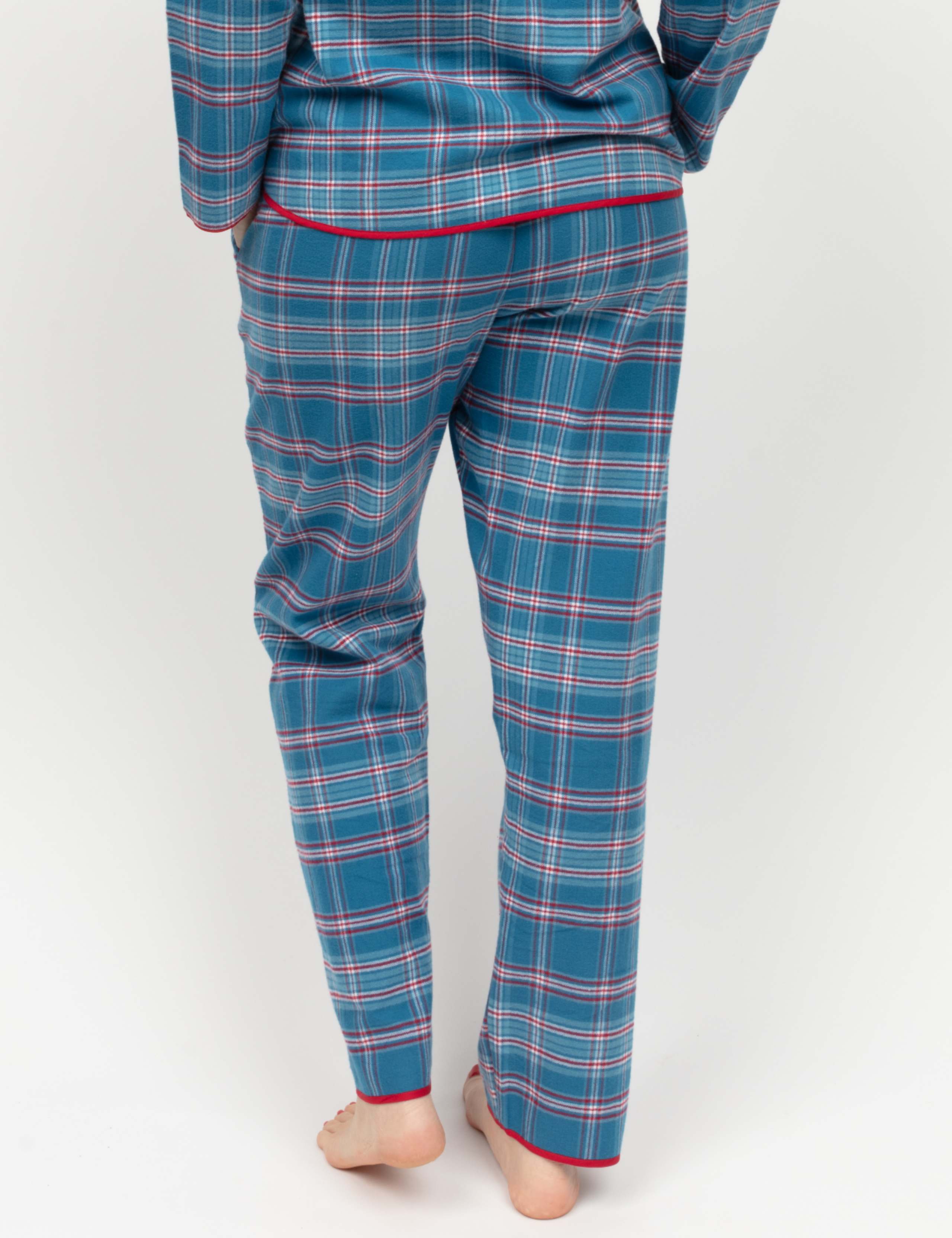 Pure Cotton Checked Pyjama Bottoms 5 of 5