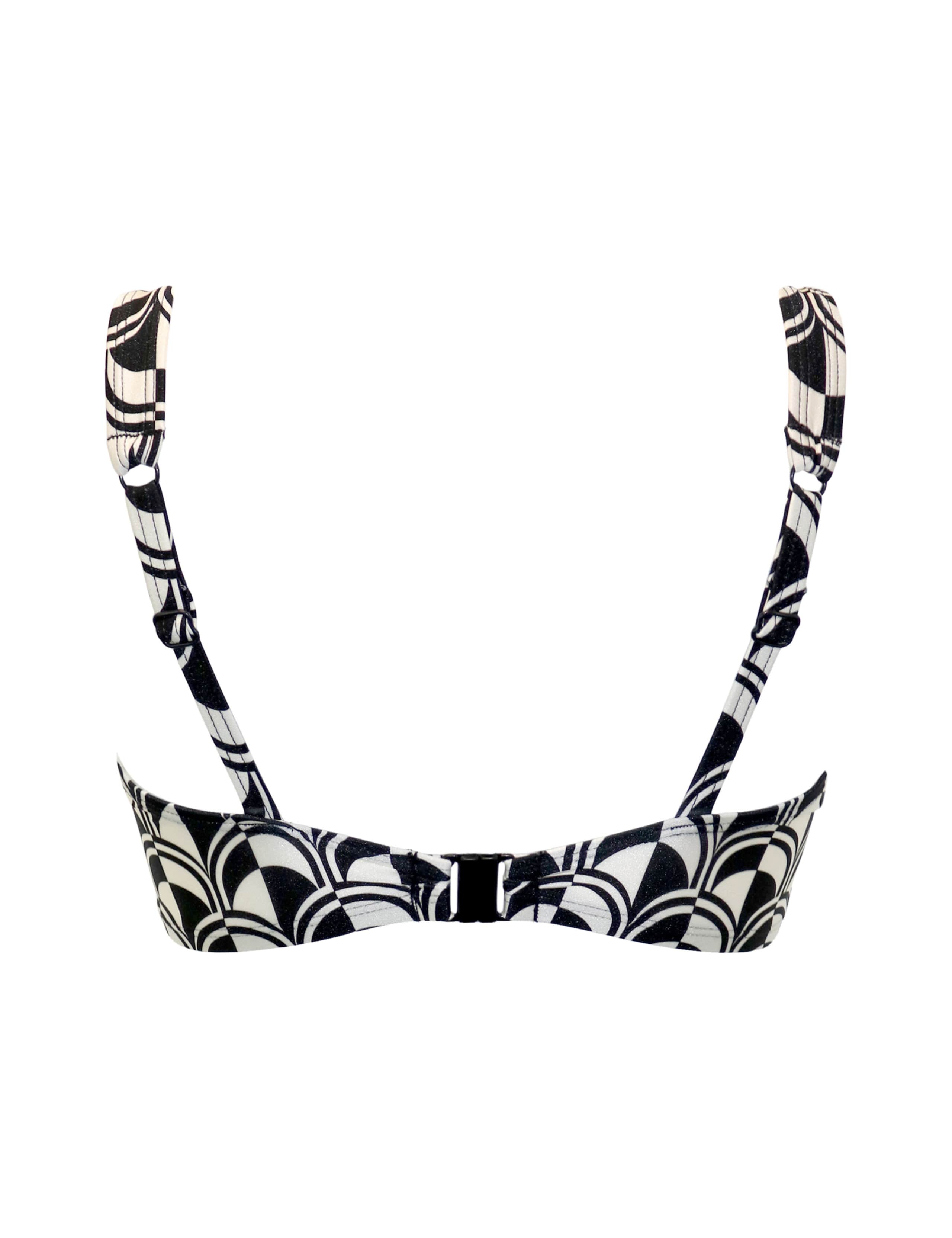 Casablanca Printed Wired Plunge Bikini Top 7 of 7