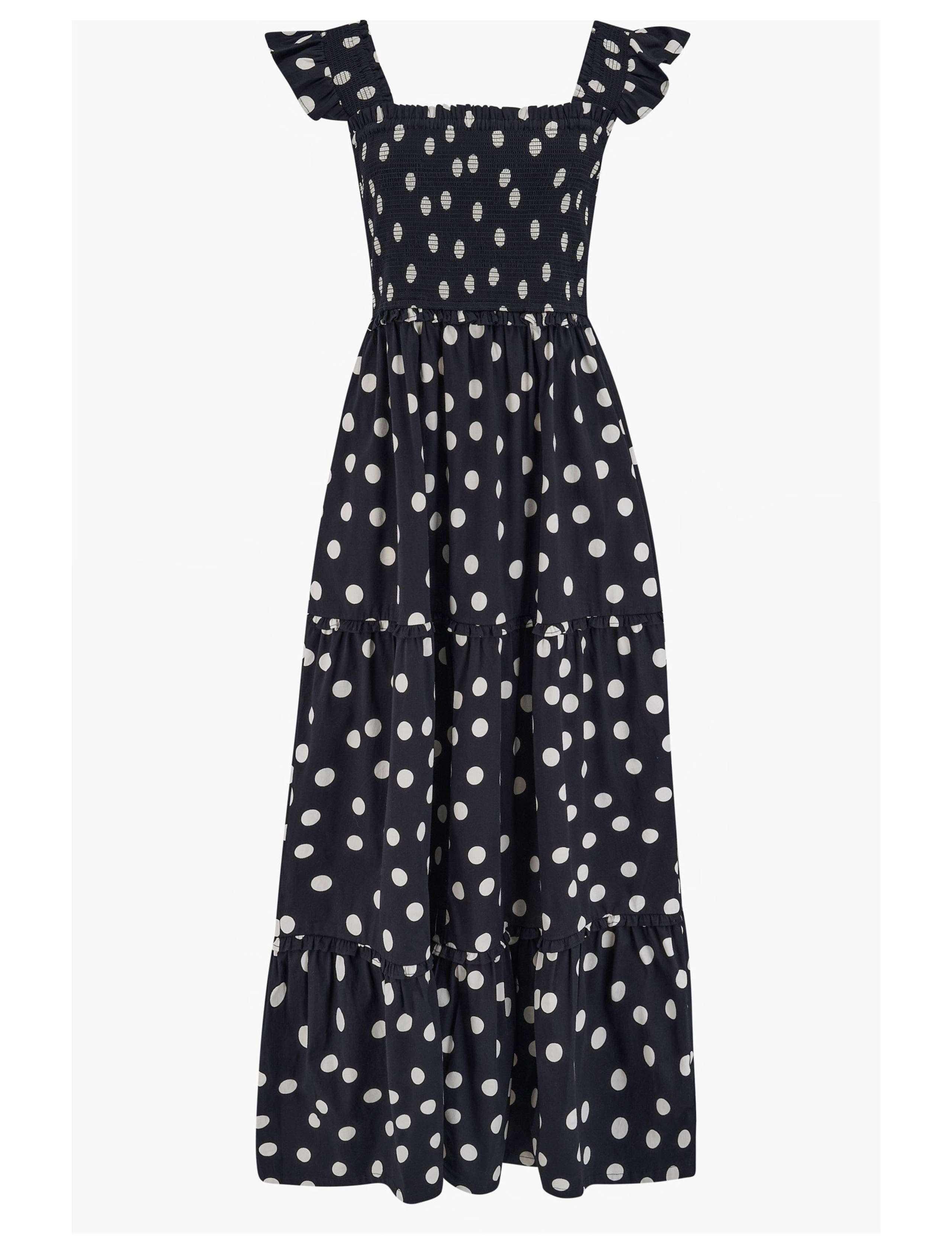Lucy Pure Cotton Polka Dot Maxi Dress 6 of 6
