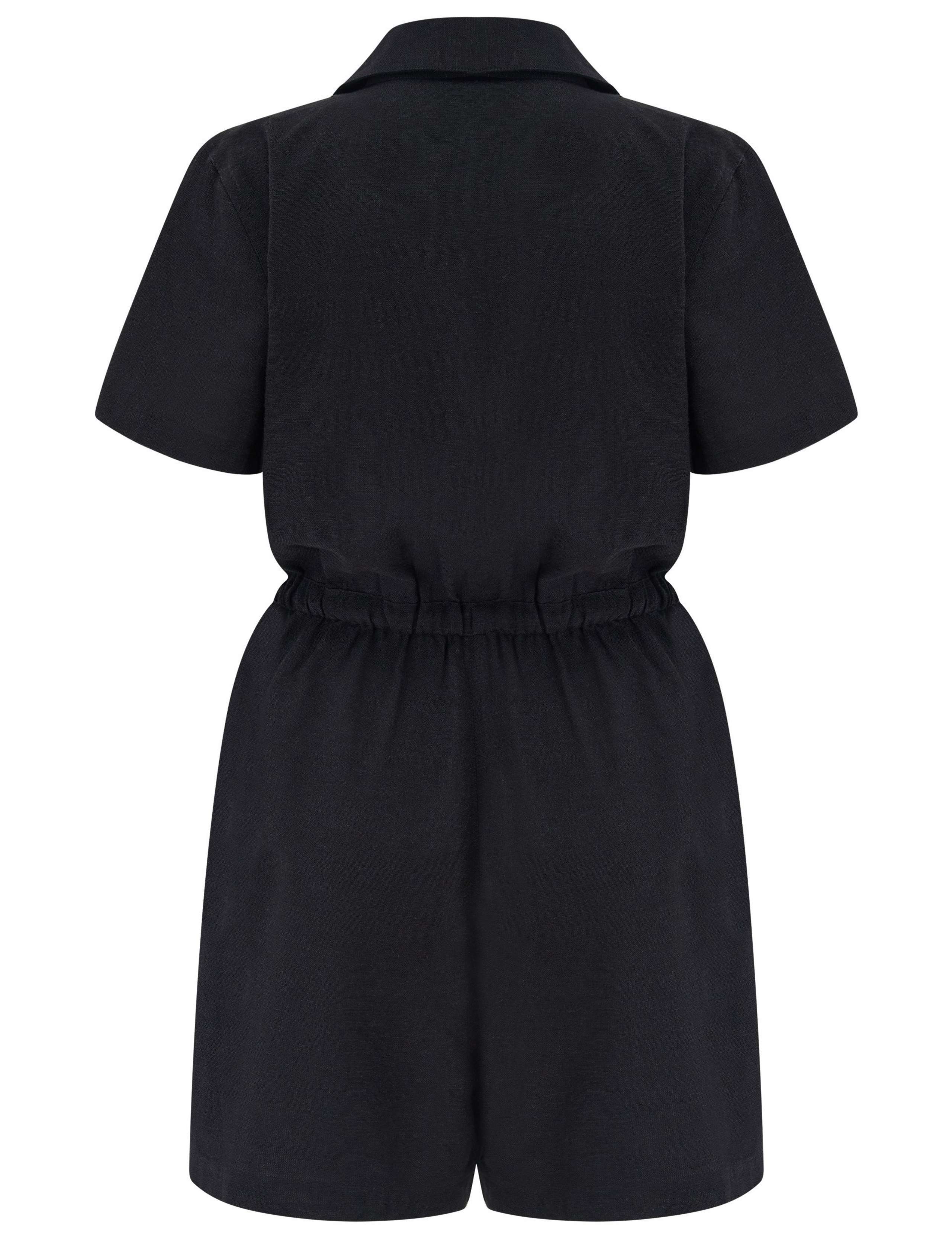 Paige Textured Woven Utility Playsuit 5 of 5
