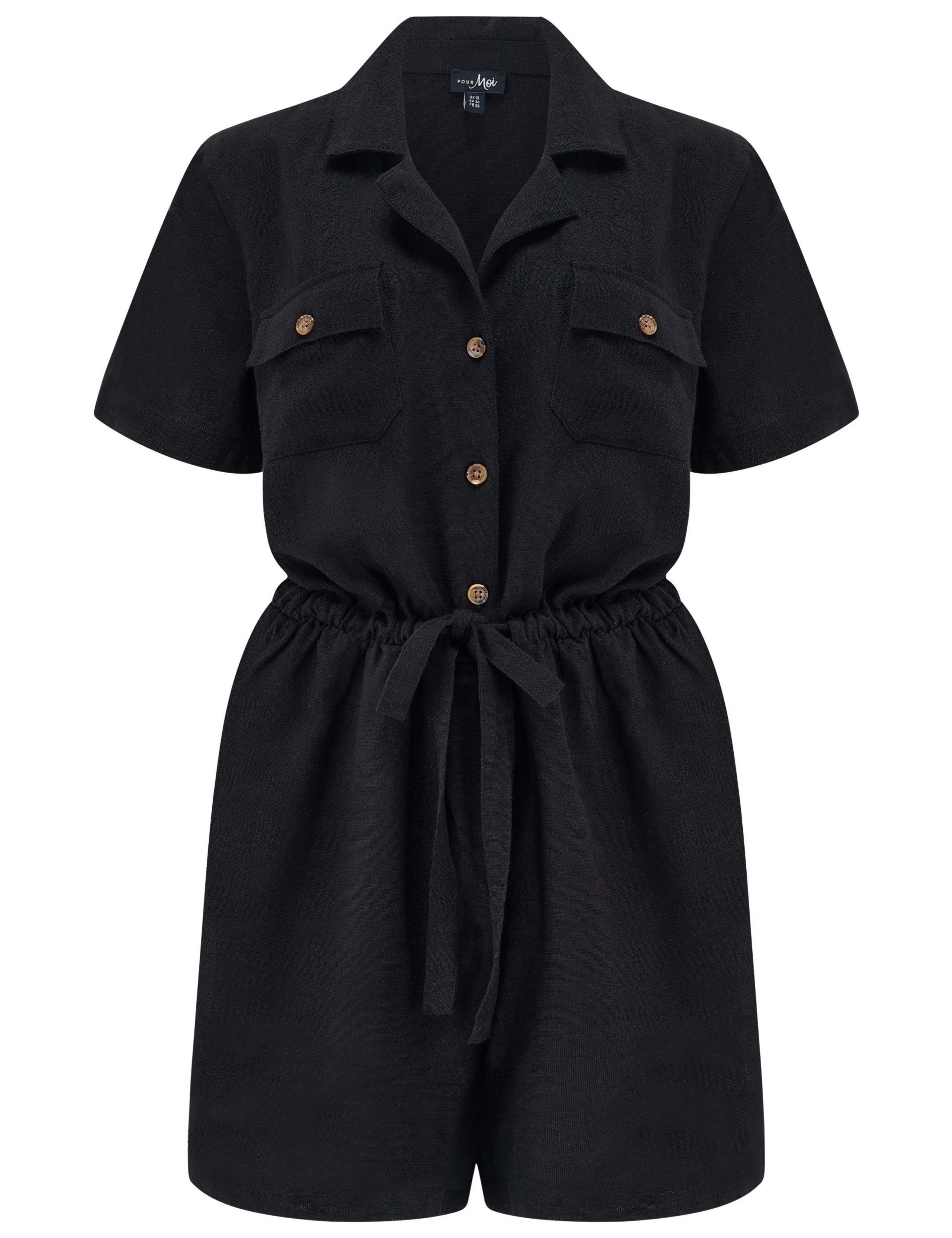 Paige Textured Woven Utility Playsuit 2 of 5