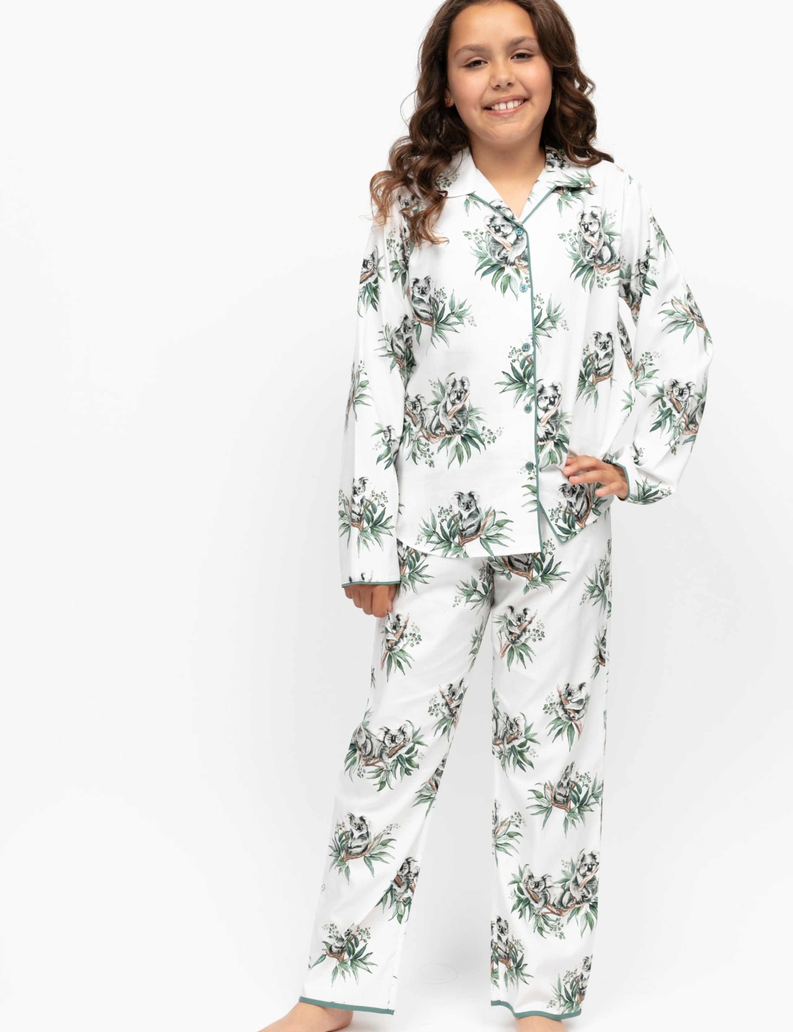 Cotton Rich Koala Print Pyjamas (2-13 Yrs) 1 of 3