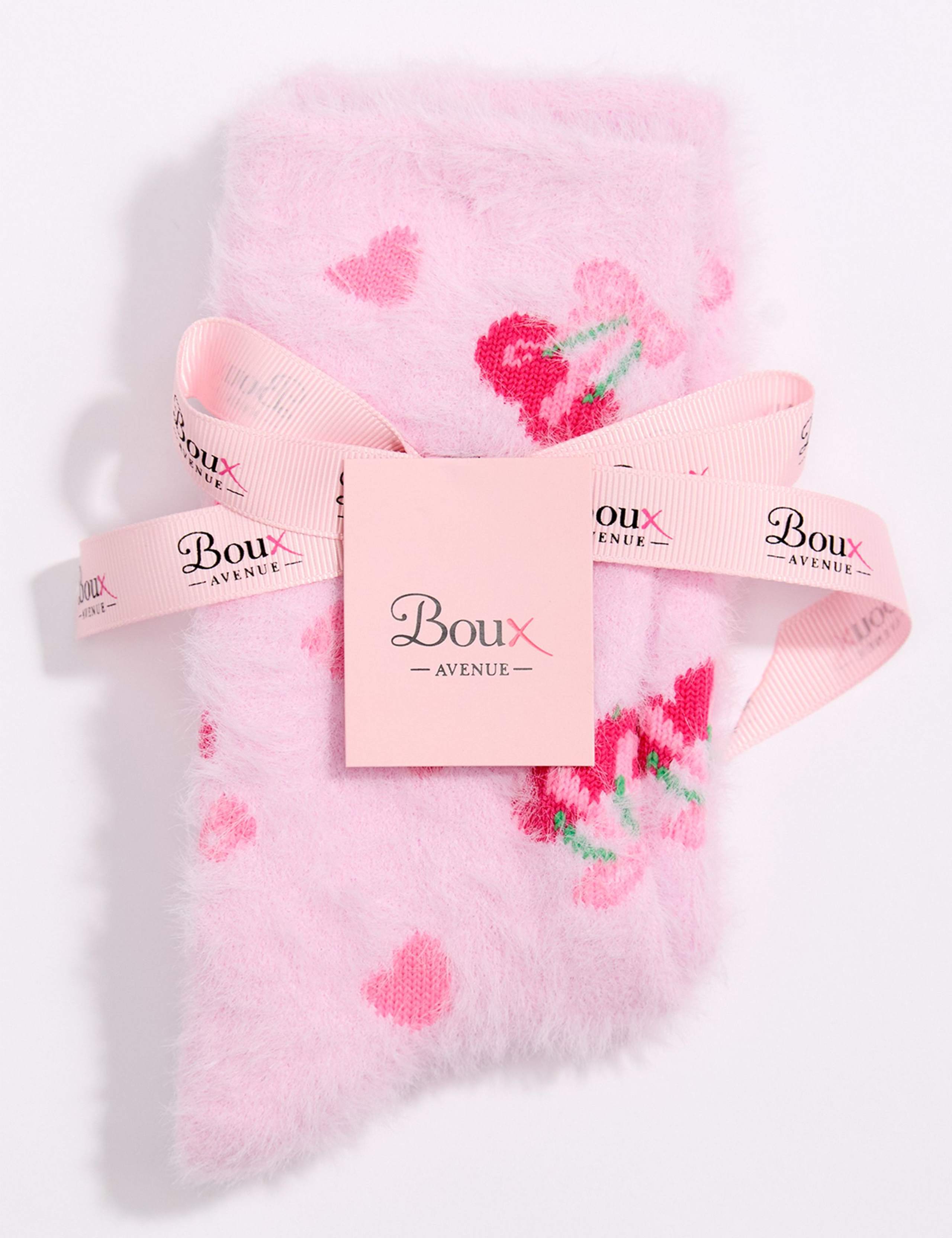 Cherry Ankle High Fluffy Socks 1 of 4