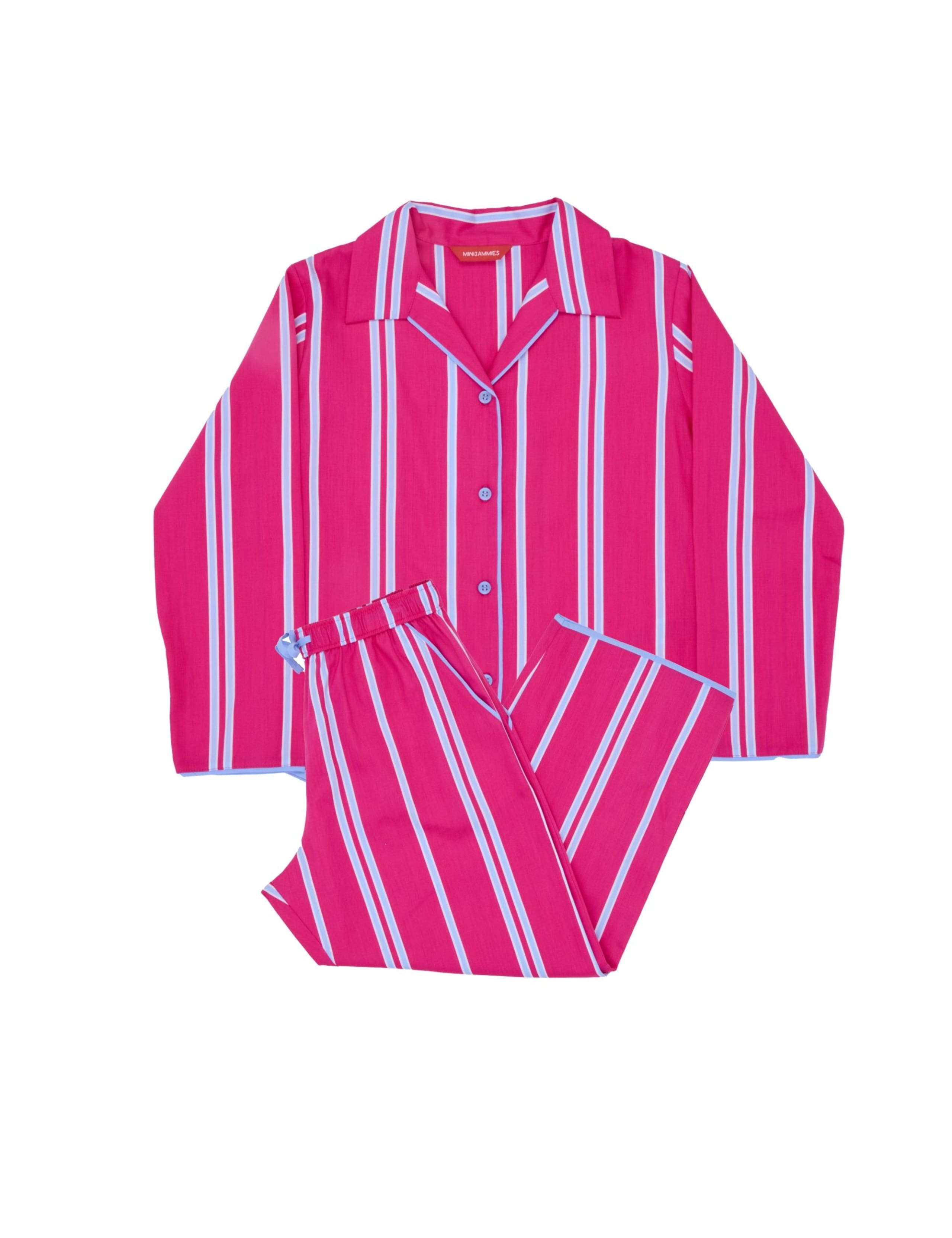 Cotton Modal Striped Pyjamas (2-13 Yrs) 2 of 4