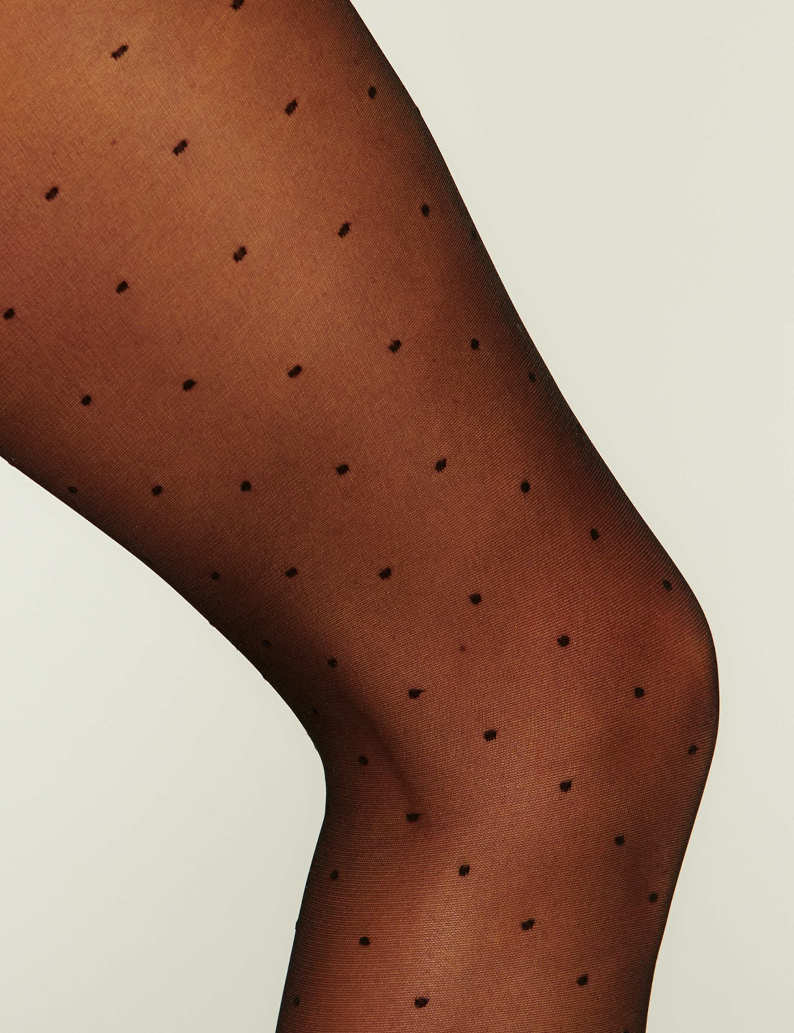 20 Denier Micro Spot Tights 2 of 2