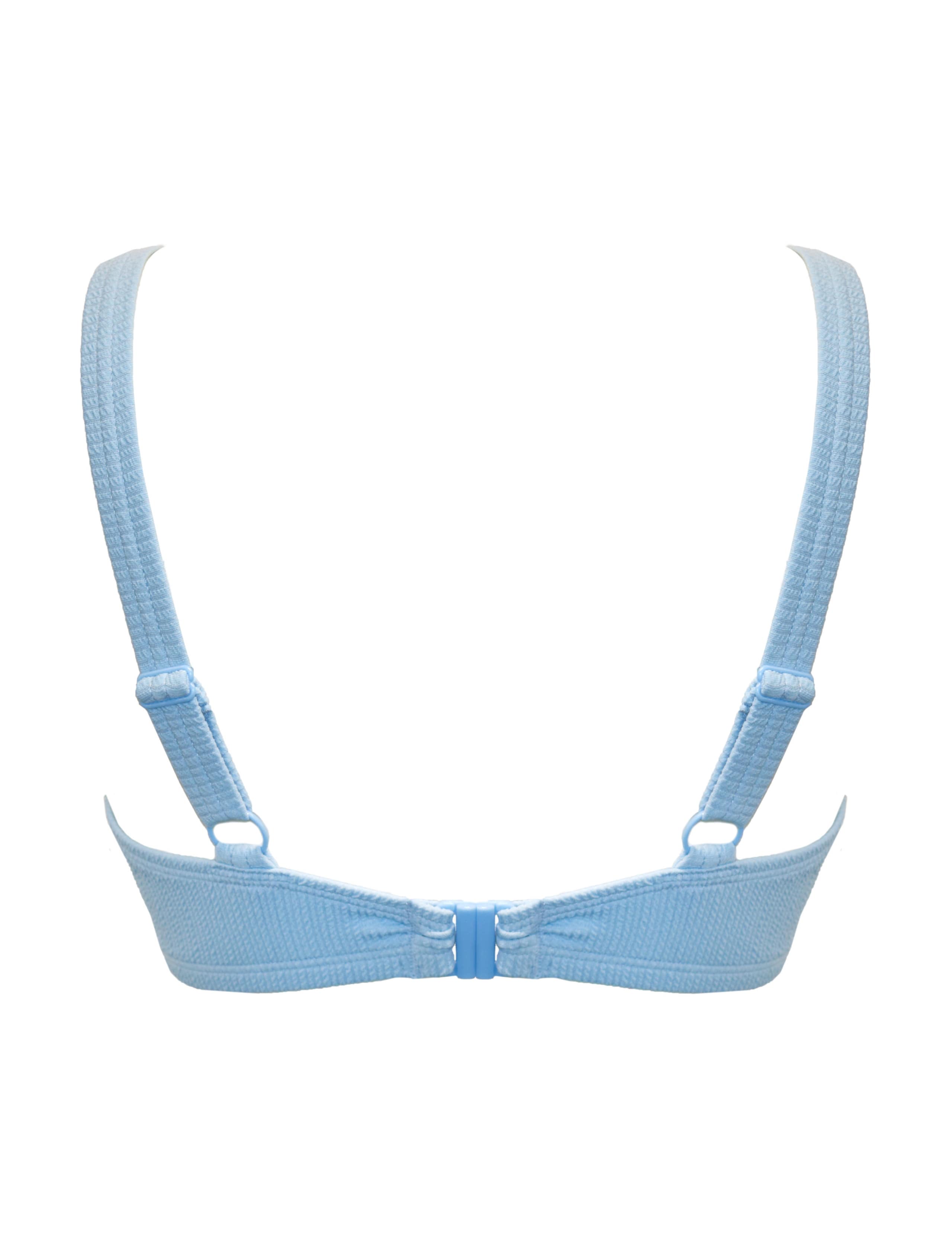 Cali Wired Ring Detail Plunge Bikini Top 6 of 7