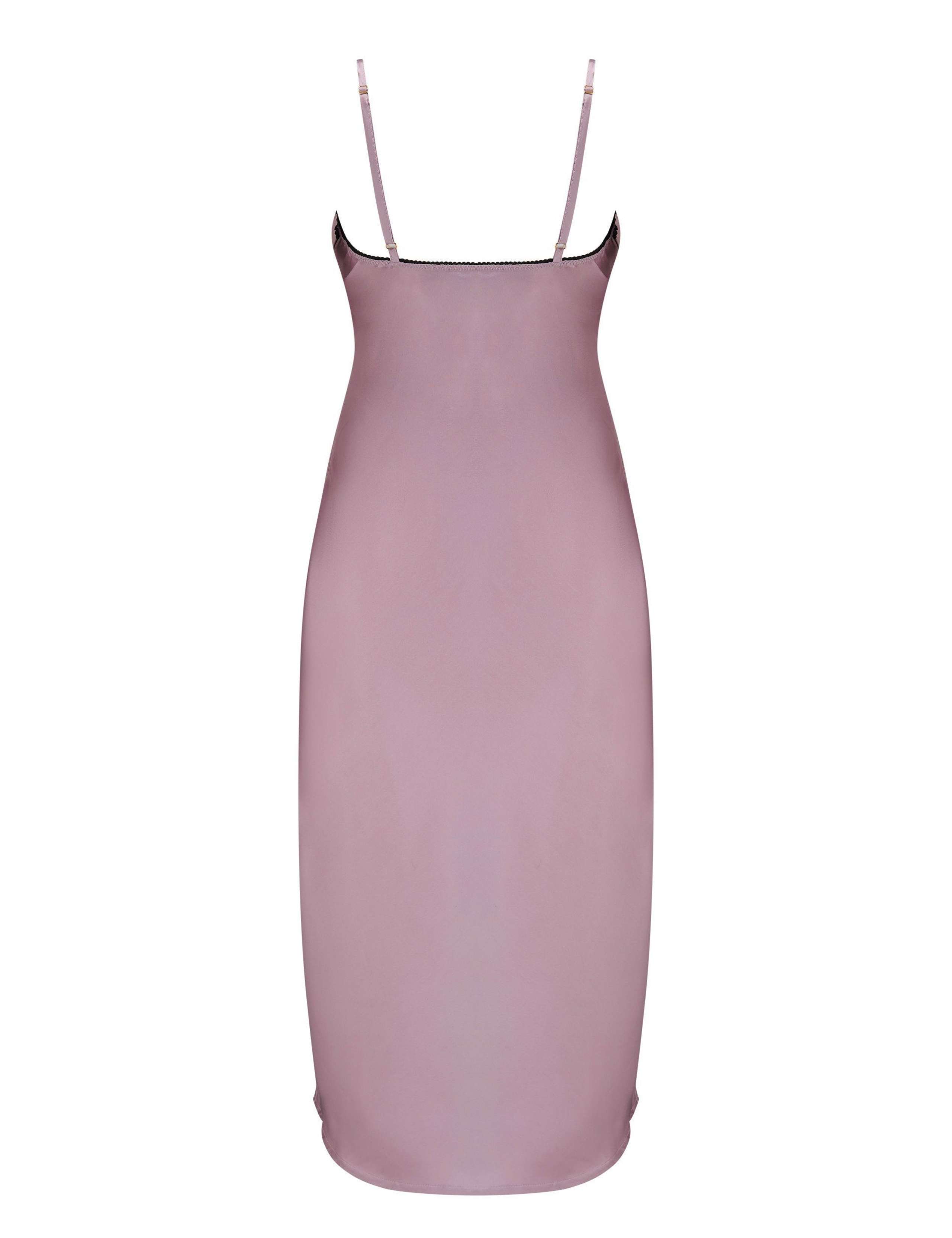 Dusk Satin and Lace Midi Chemise 6 of 6