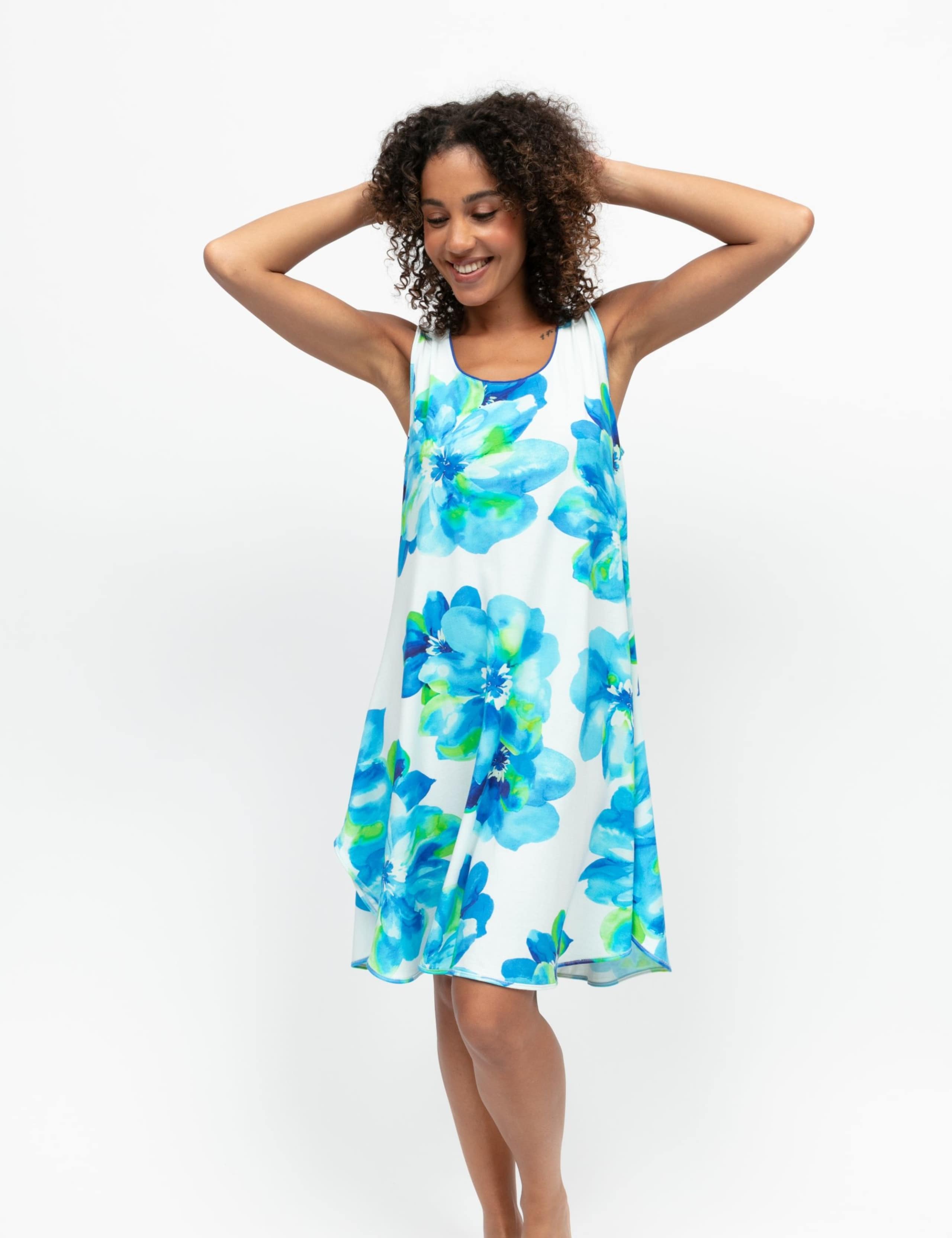 Cotton Modal Floral Nightdress 1 of 4