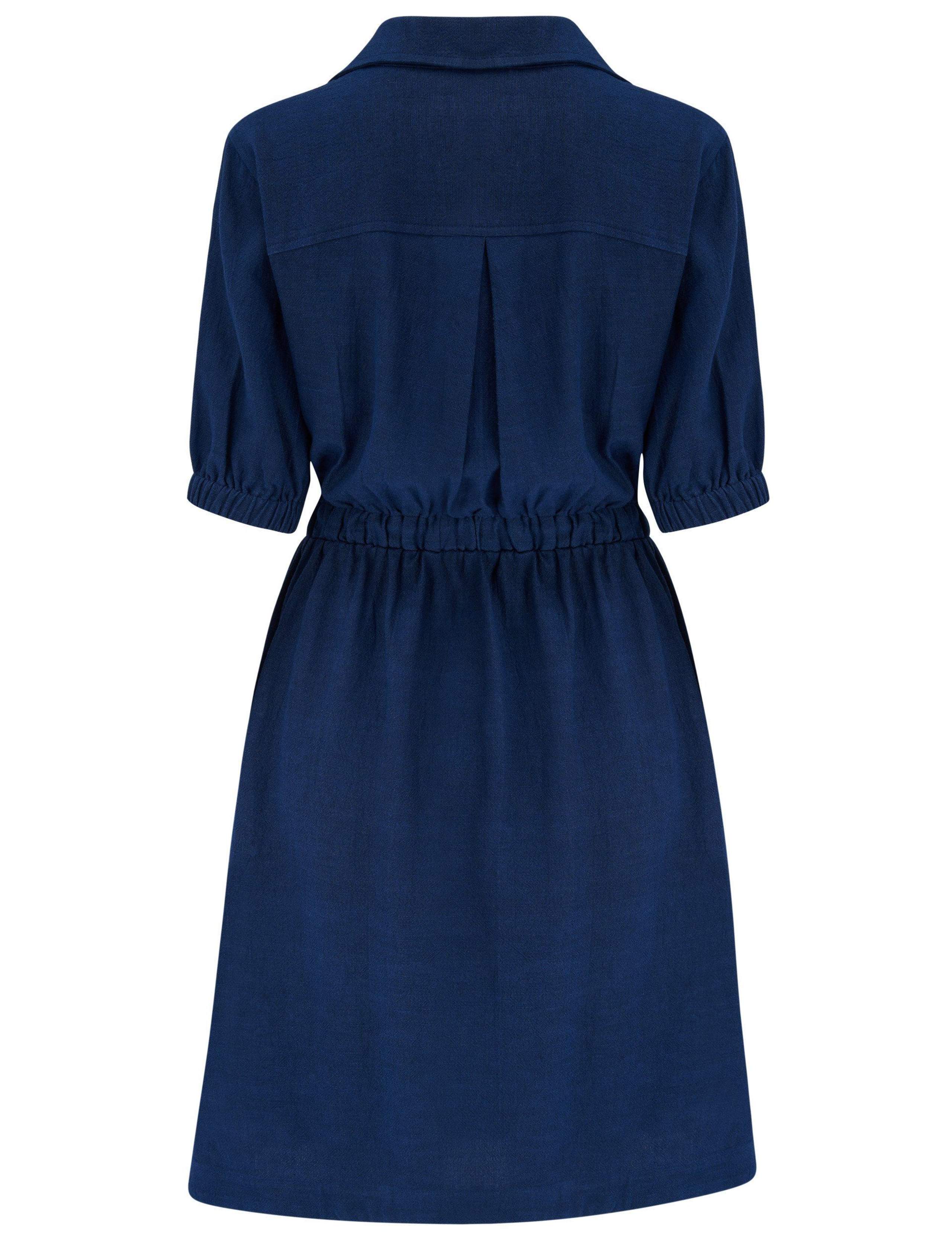 Drawstring Mini Shirt Dress 5 of 5