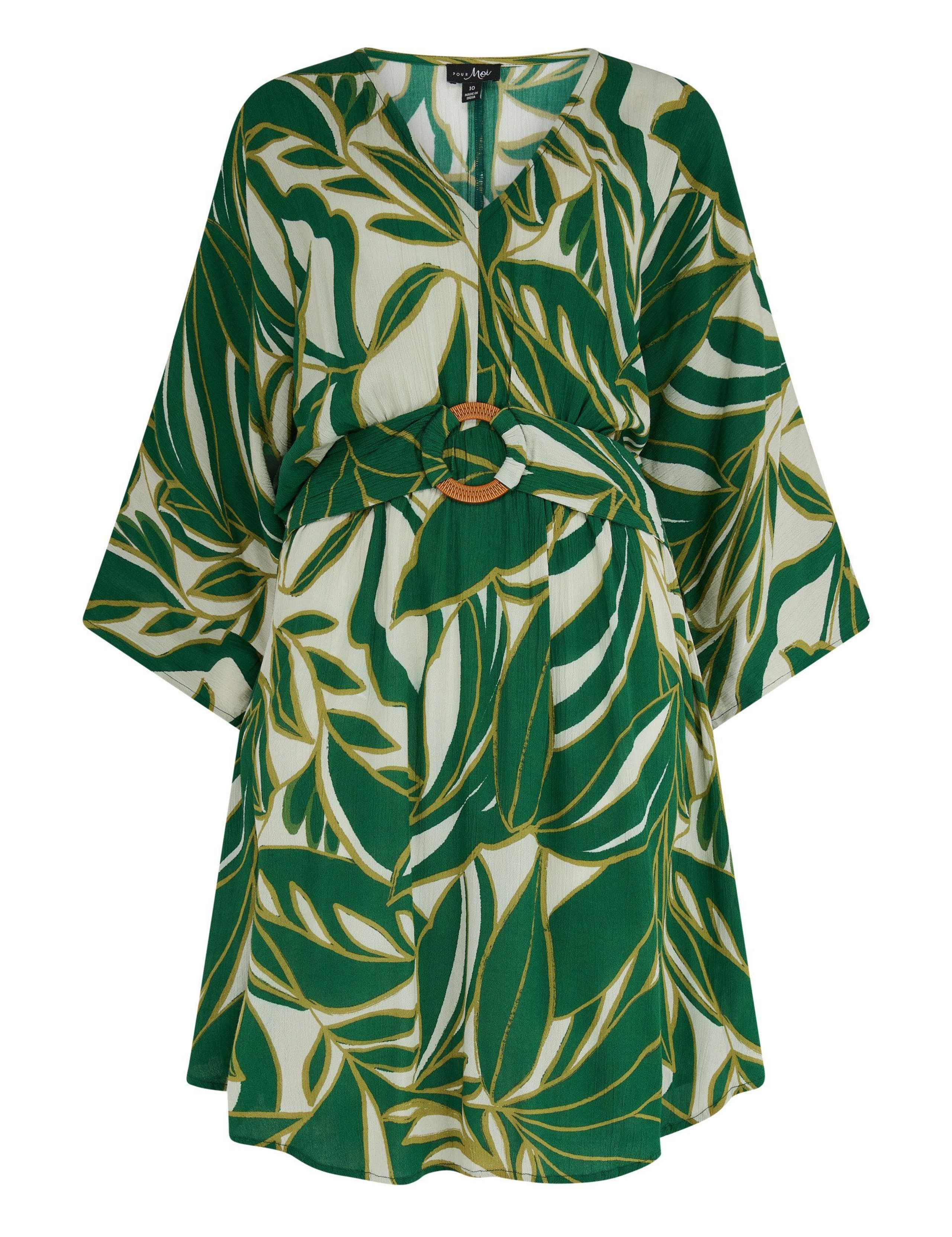 Crinkle O Ring Short Beach Kaftan 2 of 7