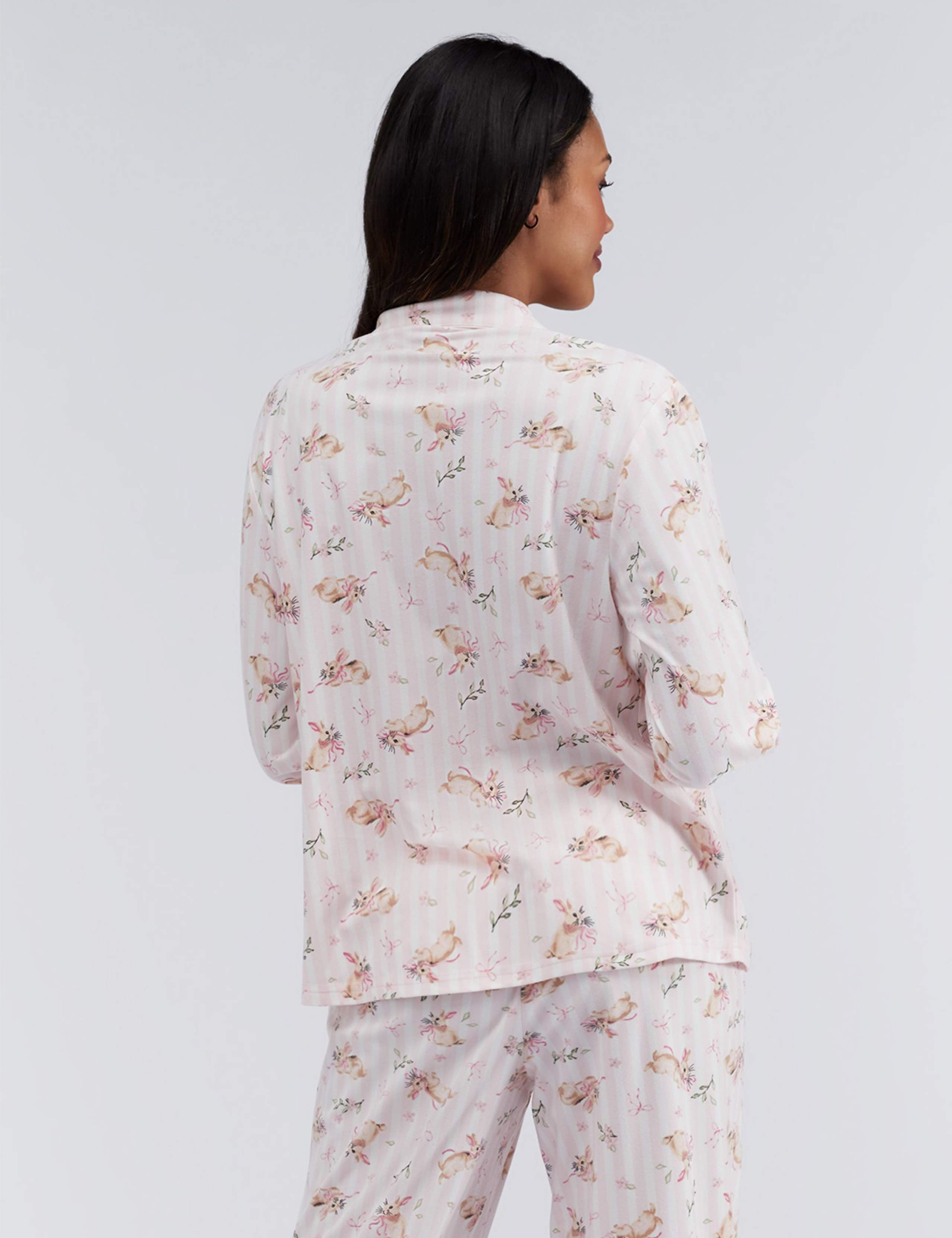 Bunny Print Christmas Family Pyjamas in a Bag 5 of 12