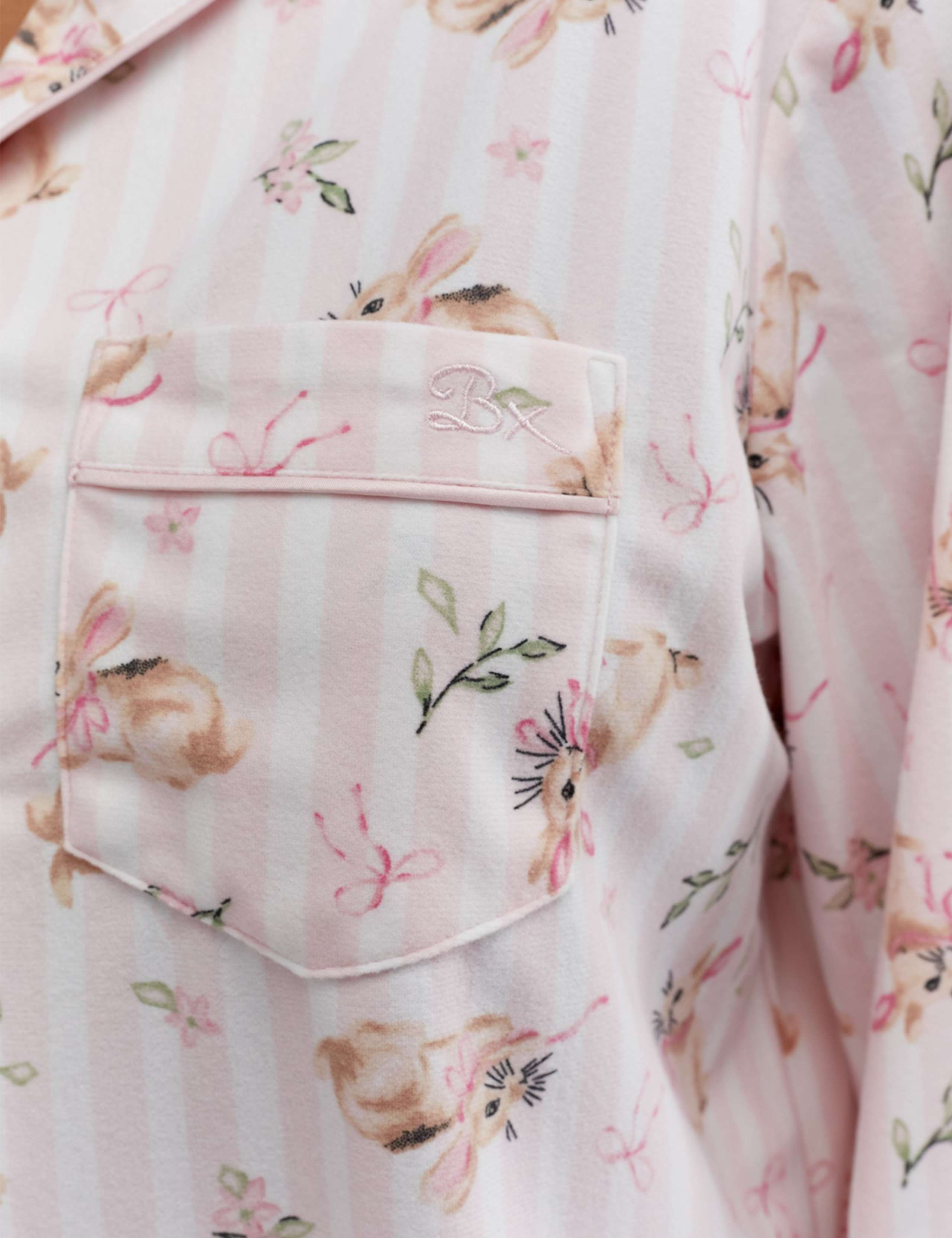 Bunny Print Christmas Family Pyjamas in a Bag 9 of 12