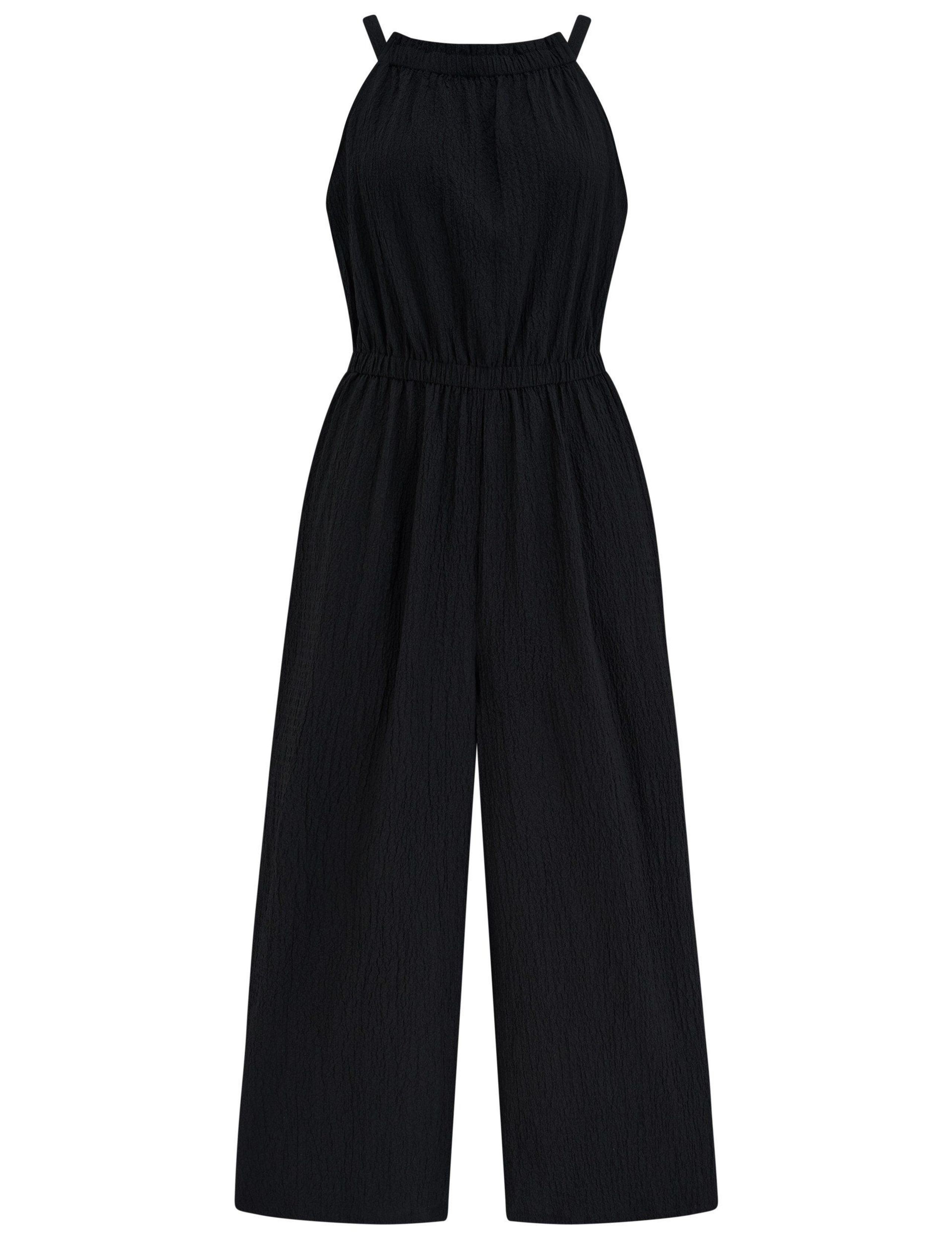 High Neck Cropped Jumpsuit 2 of 5