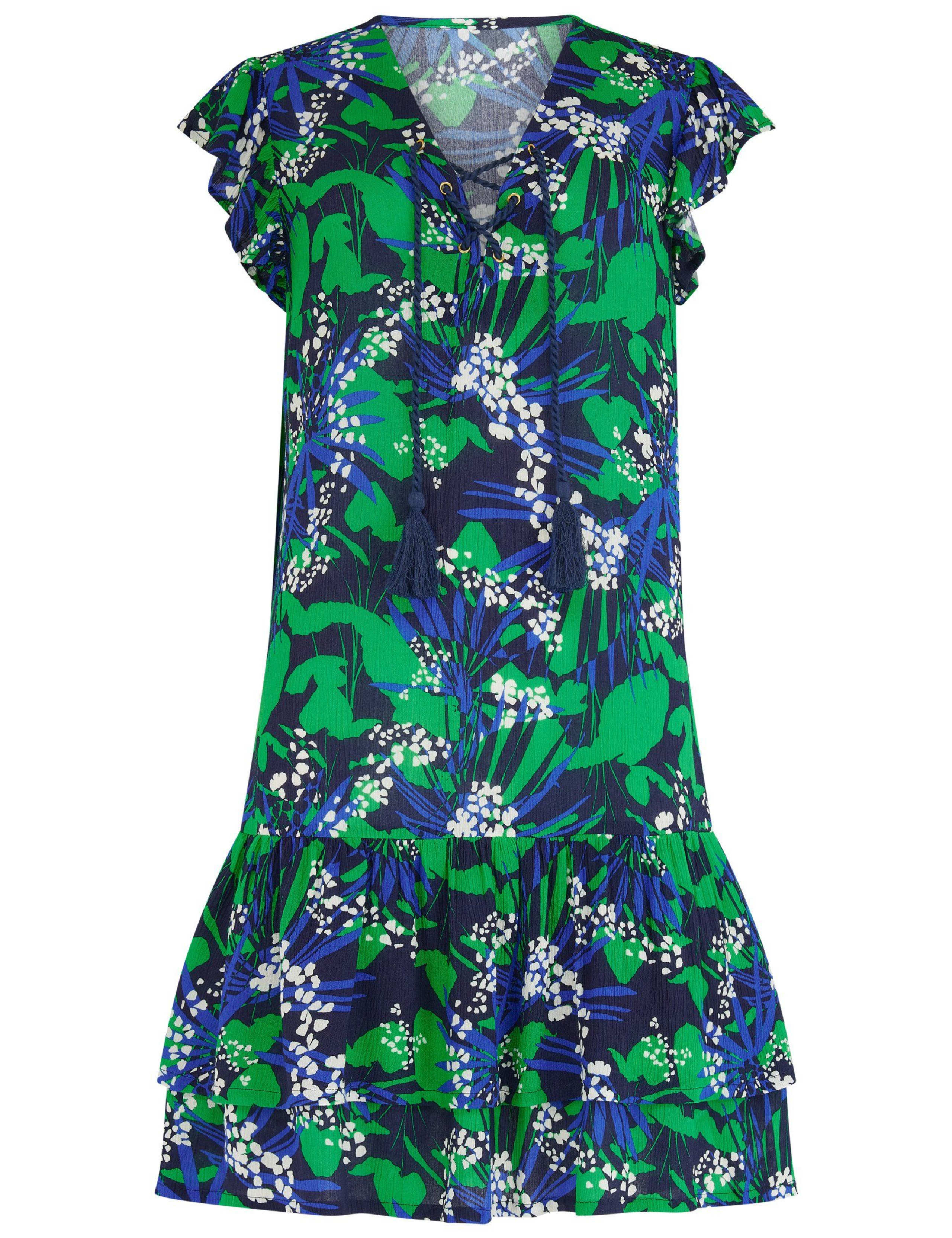 Gracie Crinkle Frill Swing Beach Dress 2 of 7