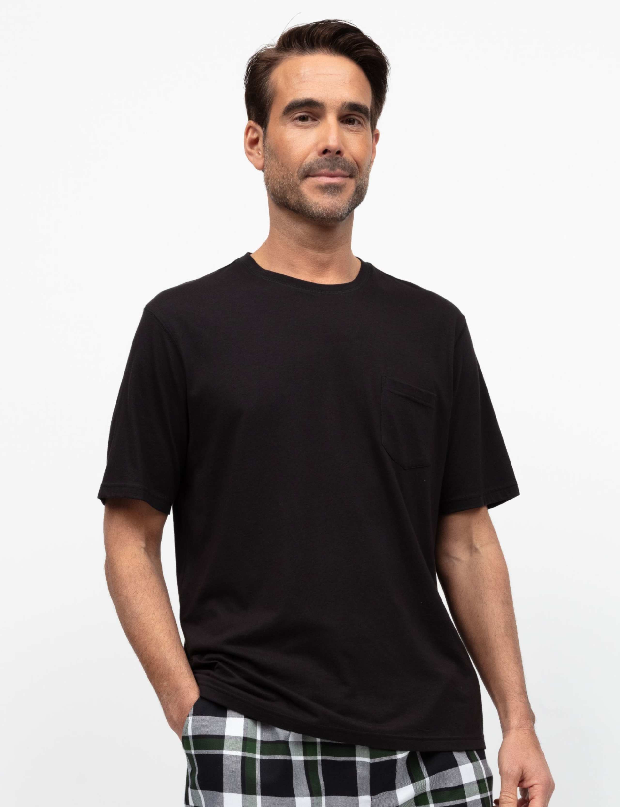 Cotton Modal Blend Jersey T-Shirt 1 of 4