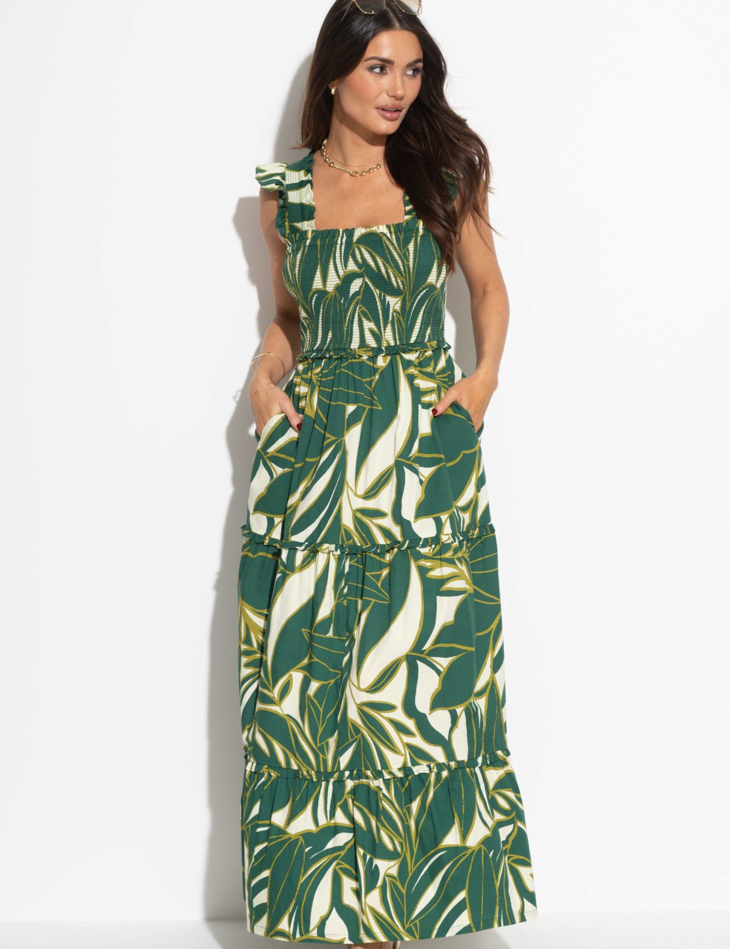 Lucy Cotton Poplin Tiered Maxi Dress 5 of 7