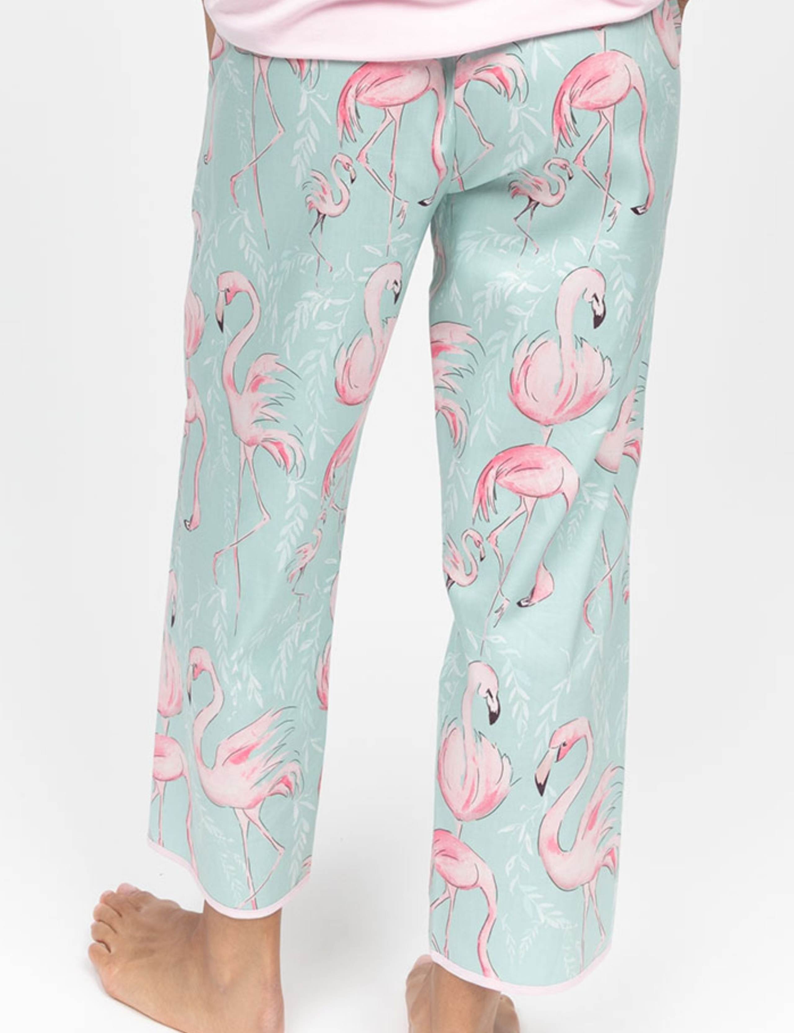 Cotton Modal Flamingo Print Pyjama Bottoms 4 of 4