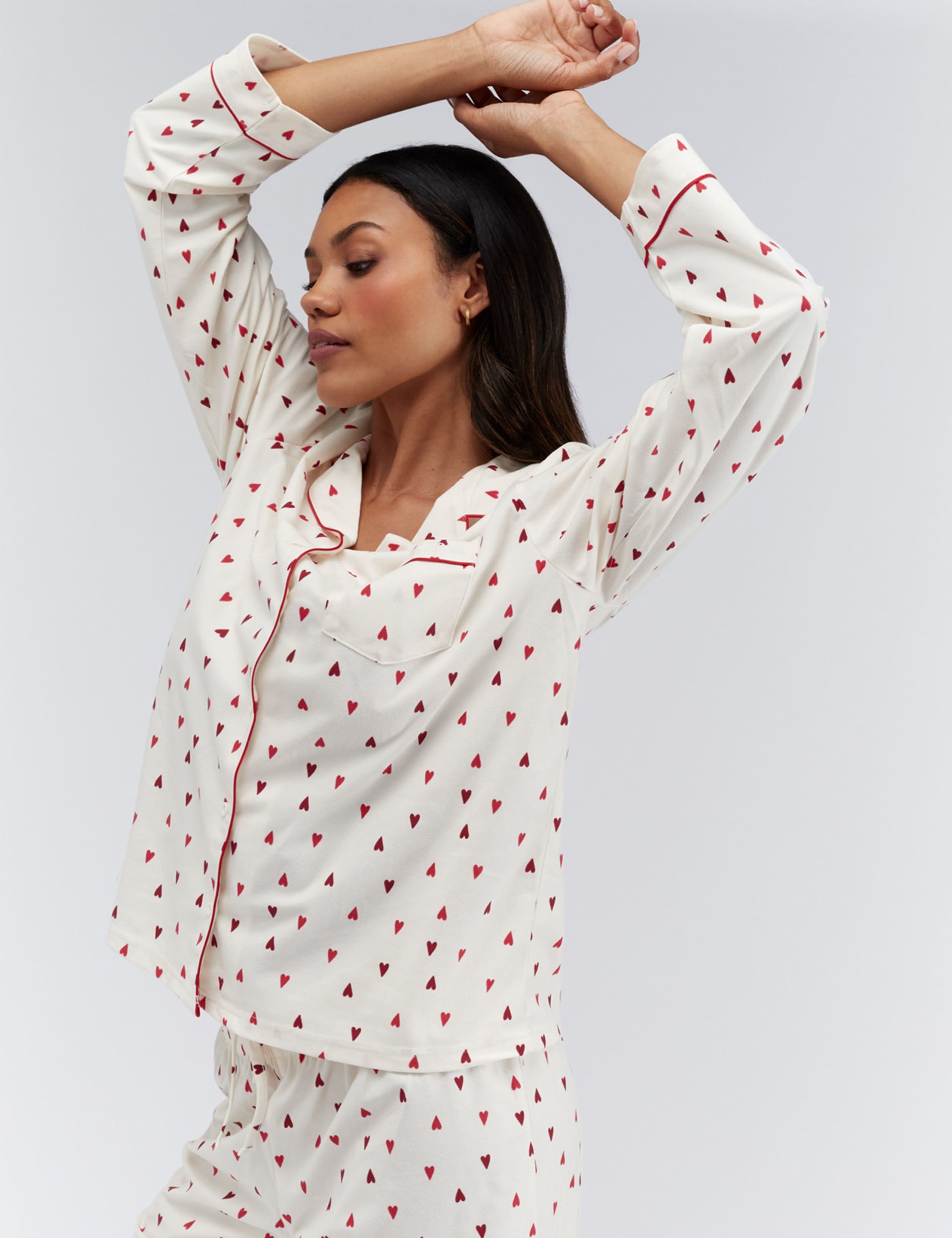 Fleece Heart Family Pyjamas in a Bag 4 of 9