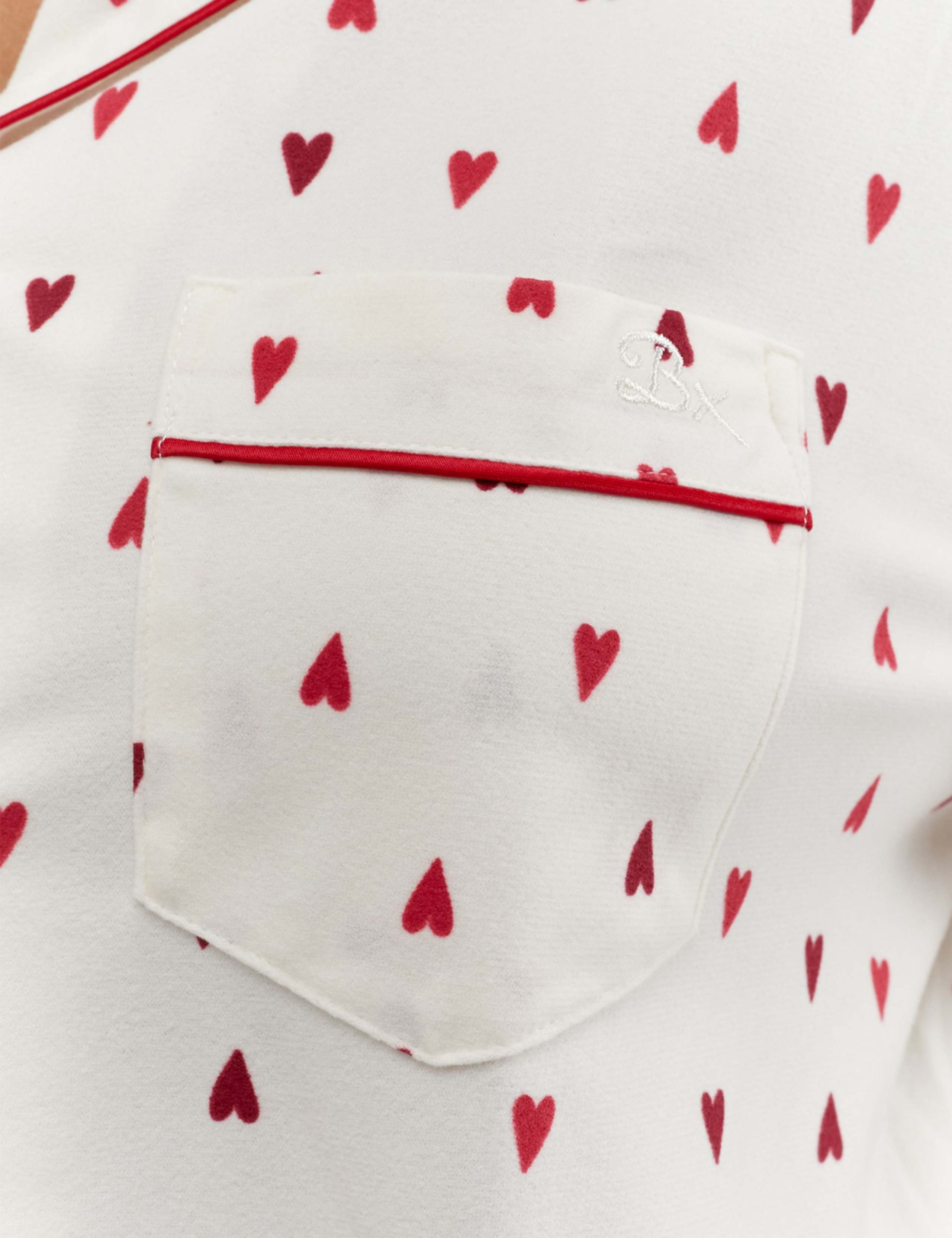 Fleece Heart Pyjamas in a Bag 7 of 9