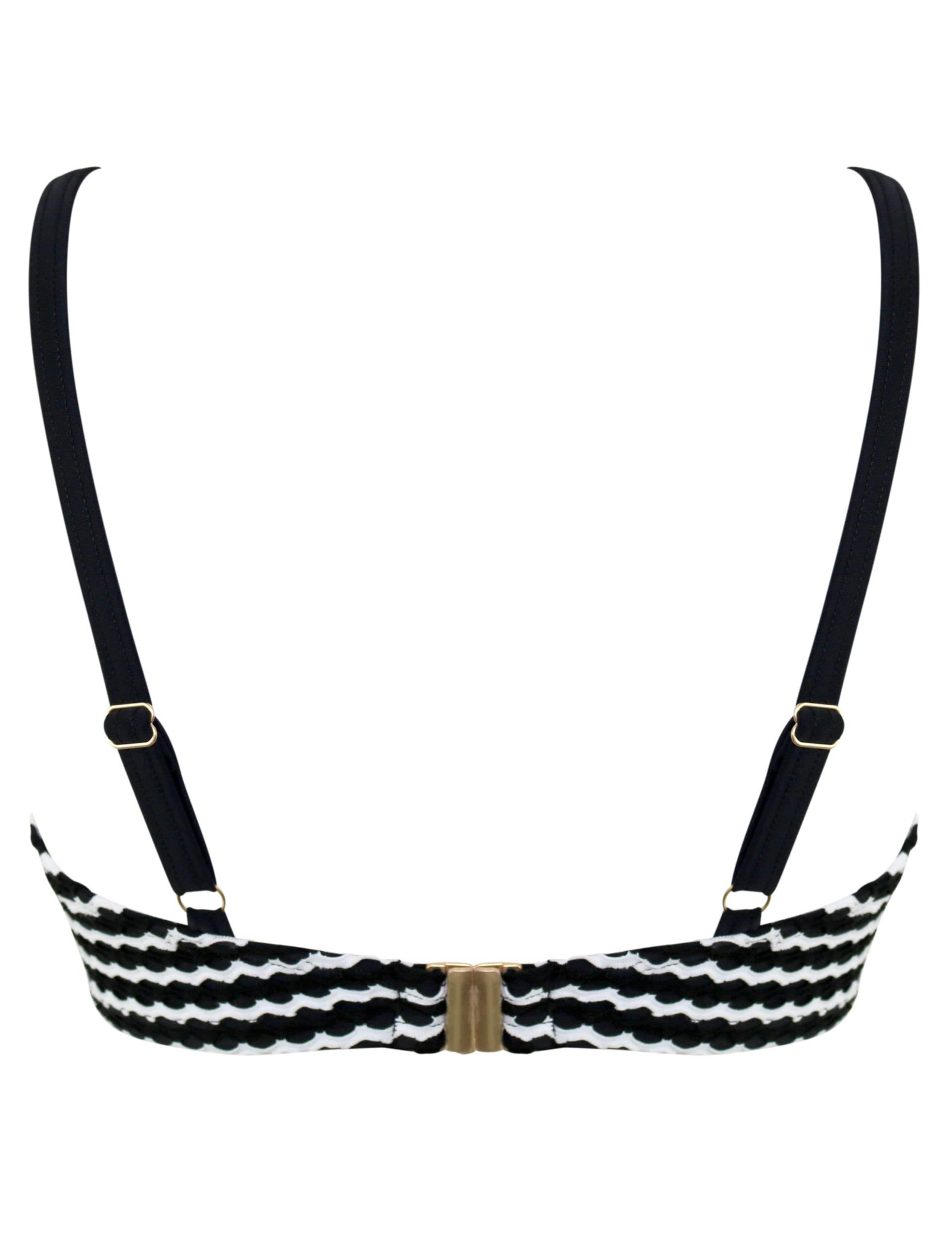 Sun City Striped Wired Padded Bikini Top B-G 6 of 6