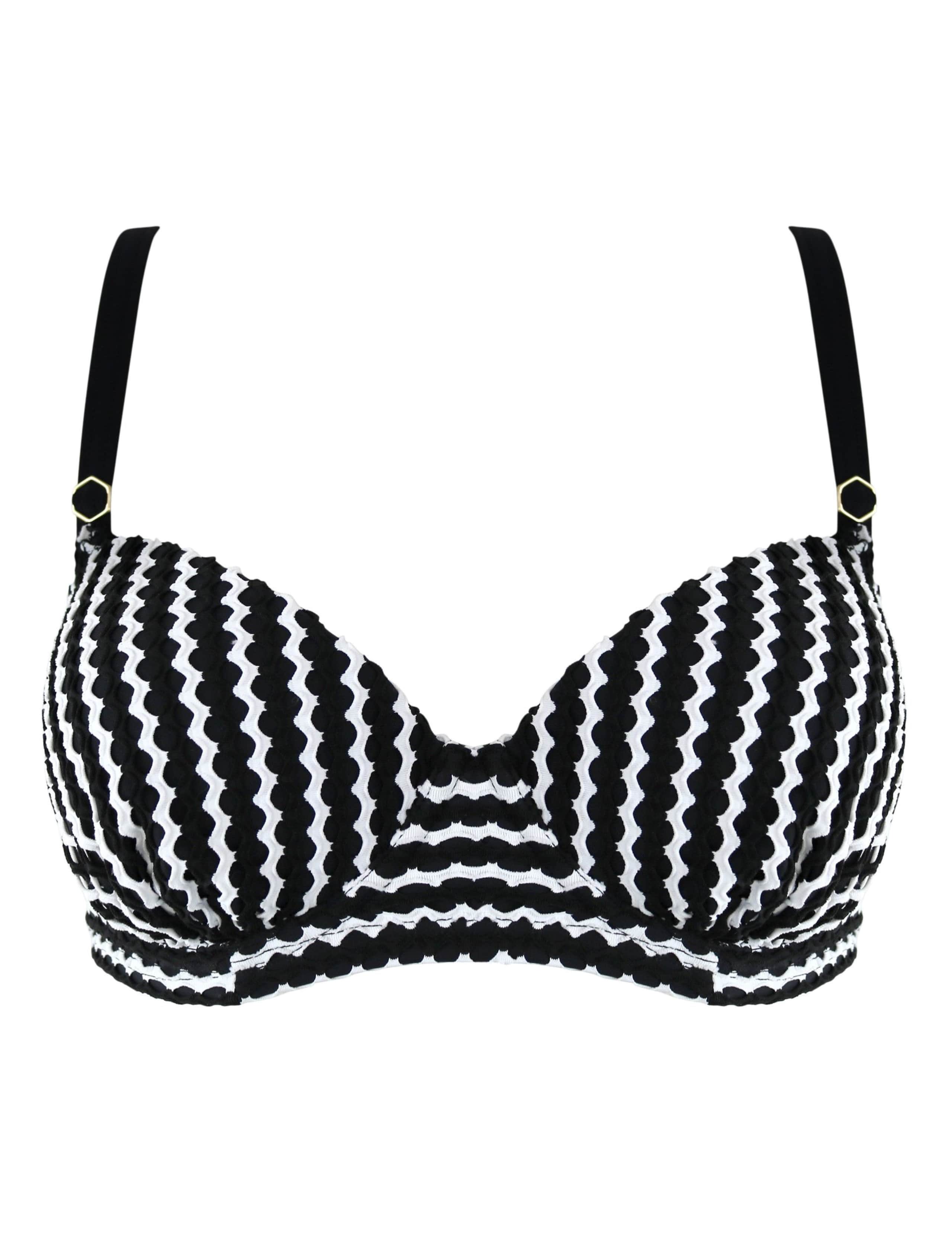 Sun City Striped Wired Padded Bikini Top B-G 2 of 6