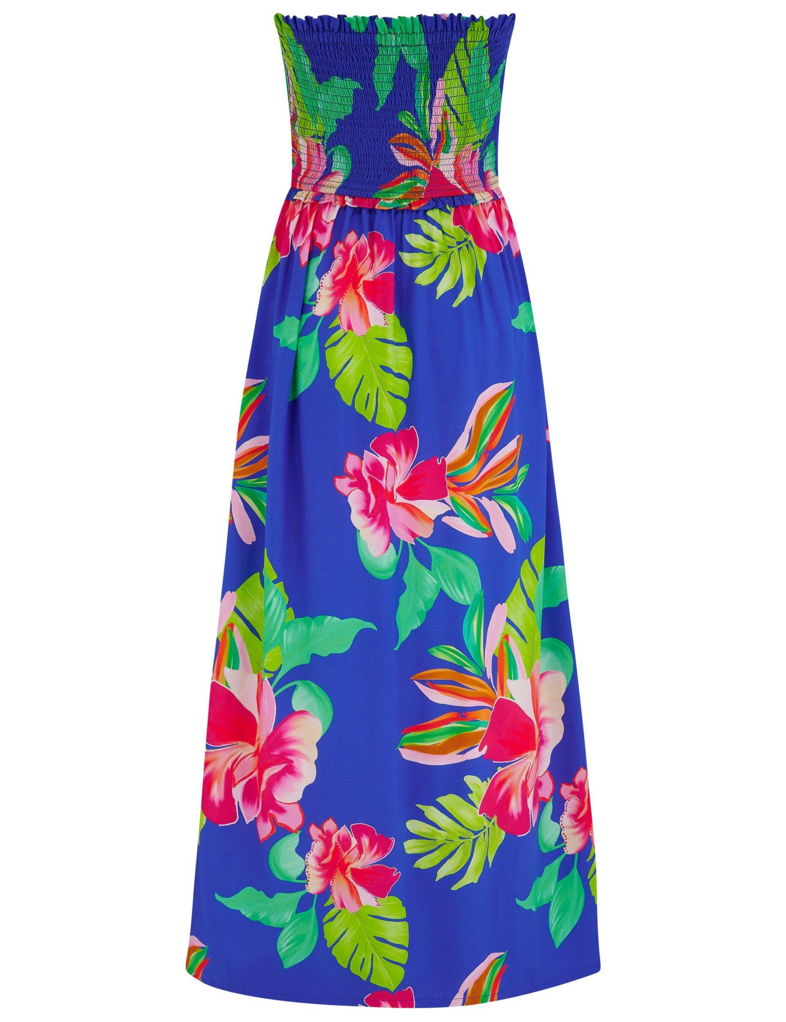 Zoey Floral Maxi Shirred Beach Dress 6 of 6