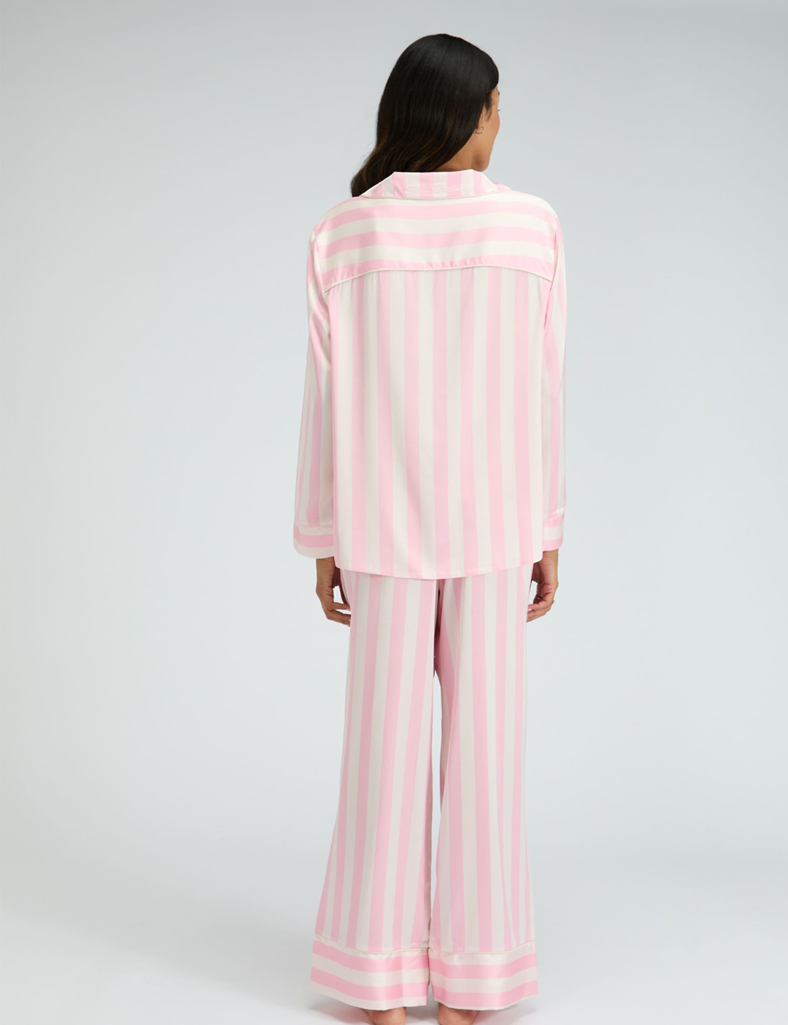 Satin Striped Pyjama Set 4 of 9